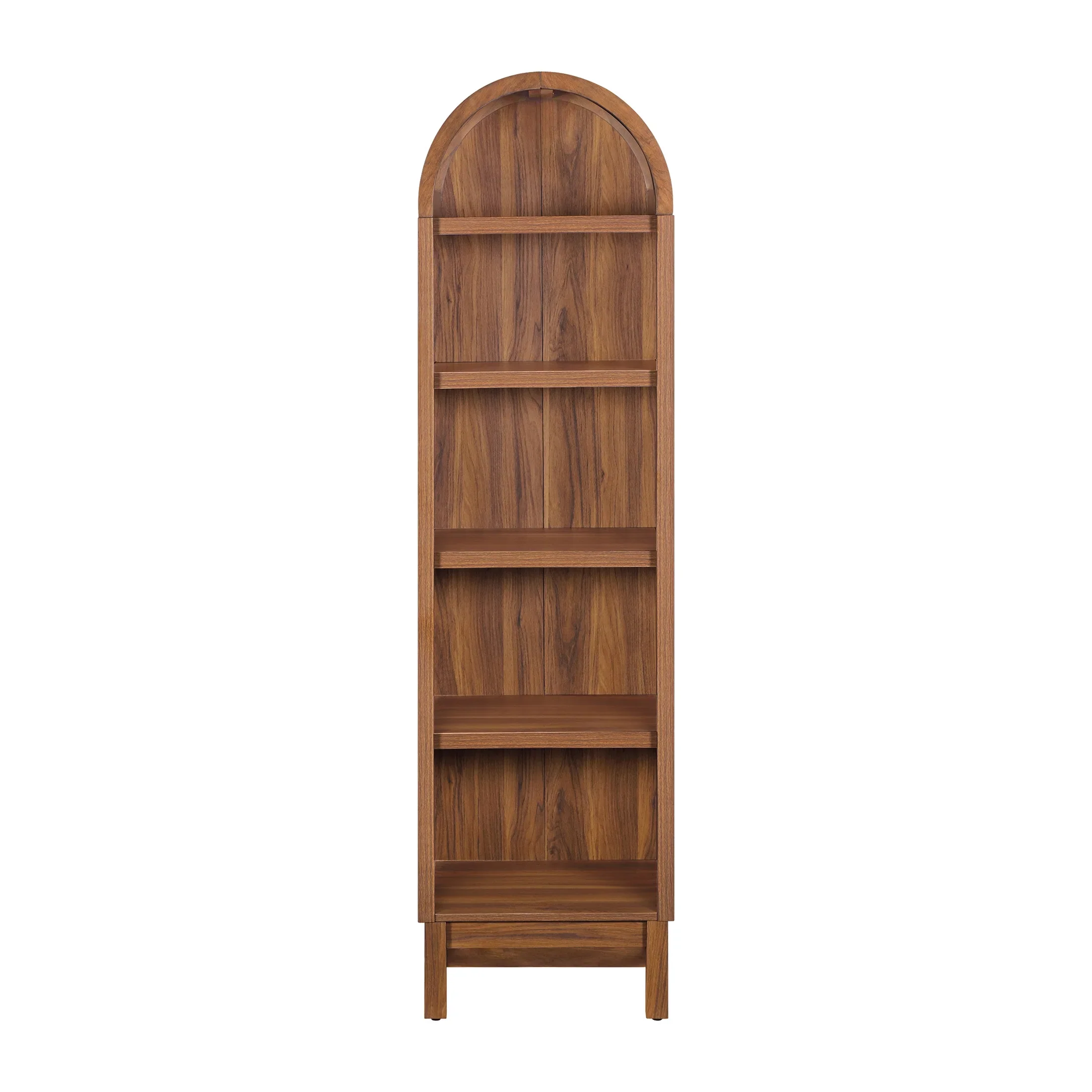 Better Homes & Gardens Juliet Narrow Arch Bookcase, Deep Green and Light Honey