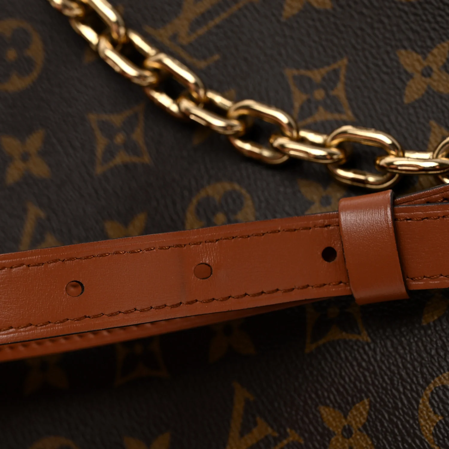 Reverse Monogram Loop Hobo