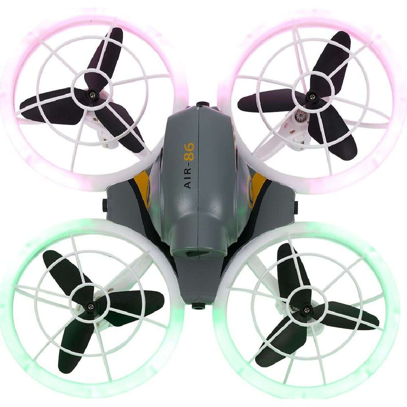 Drone radiocommandé lumineux 2 coloris