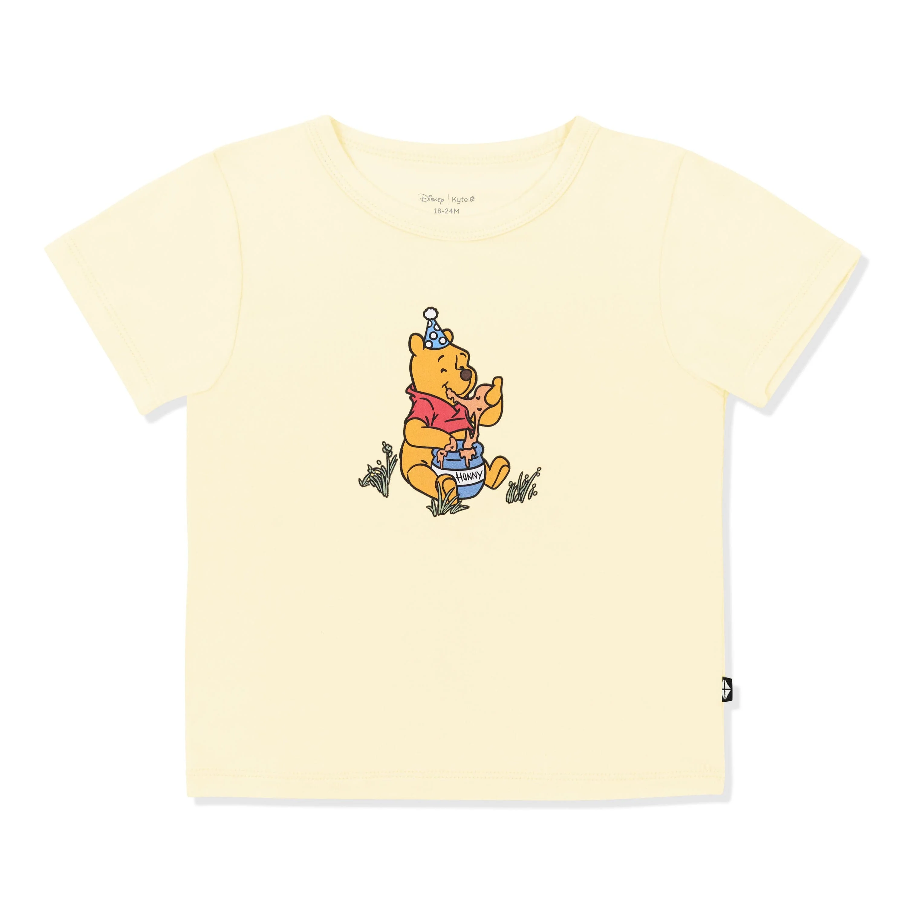 Toddler Basic Tee in Winnie the Pooh on Chamomile