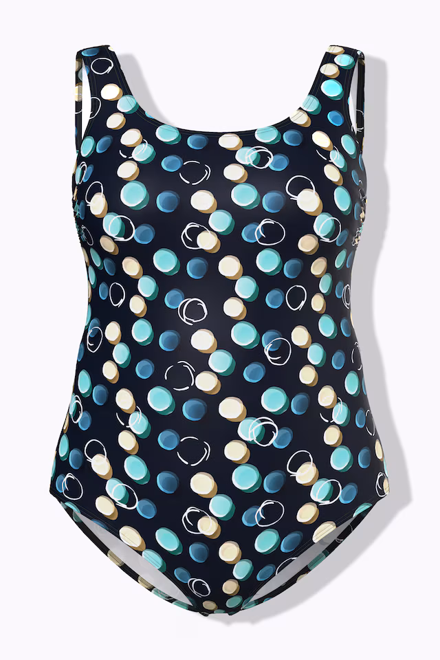 Bubble Print One Piece Swimsuit
