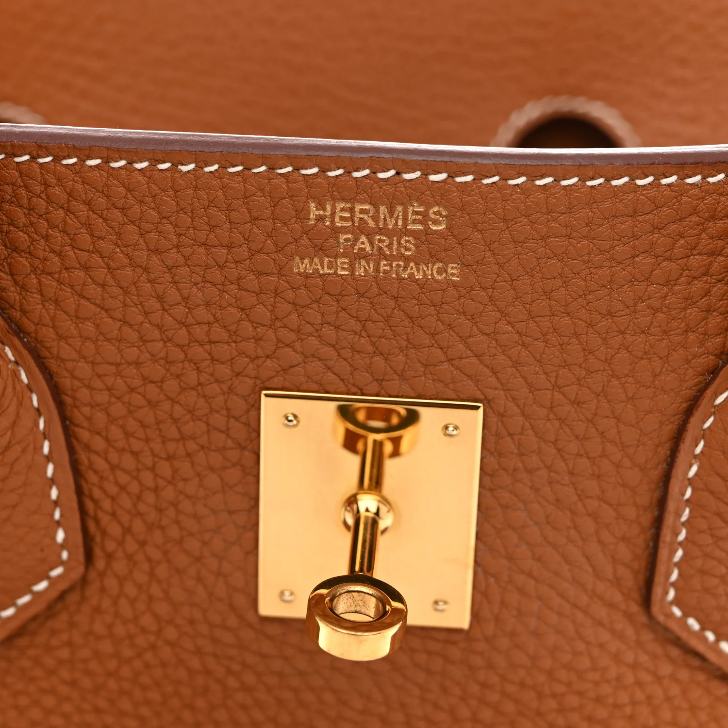 Taurillon Clemence Birkin 35 Gold