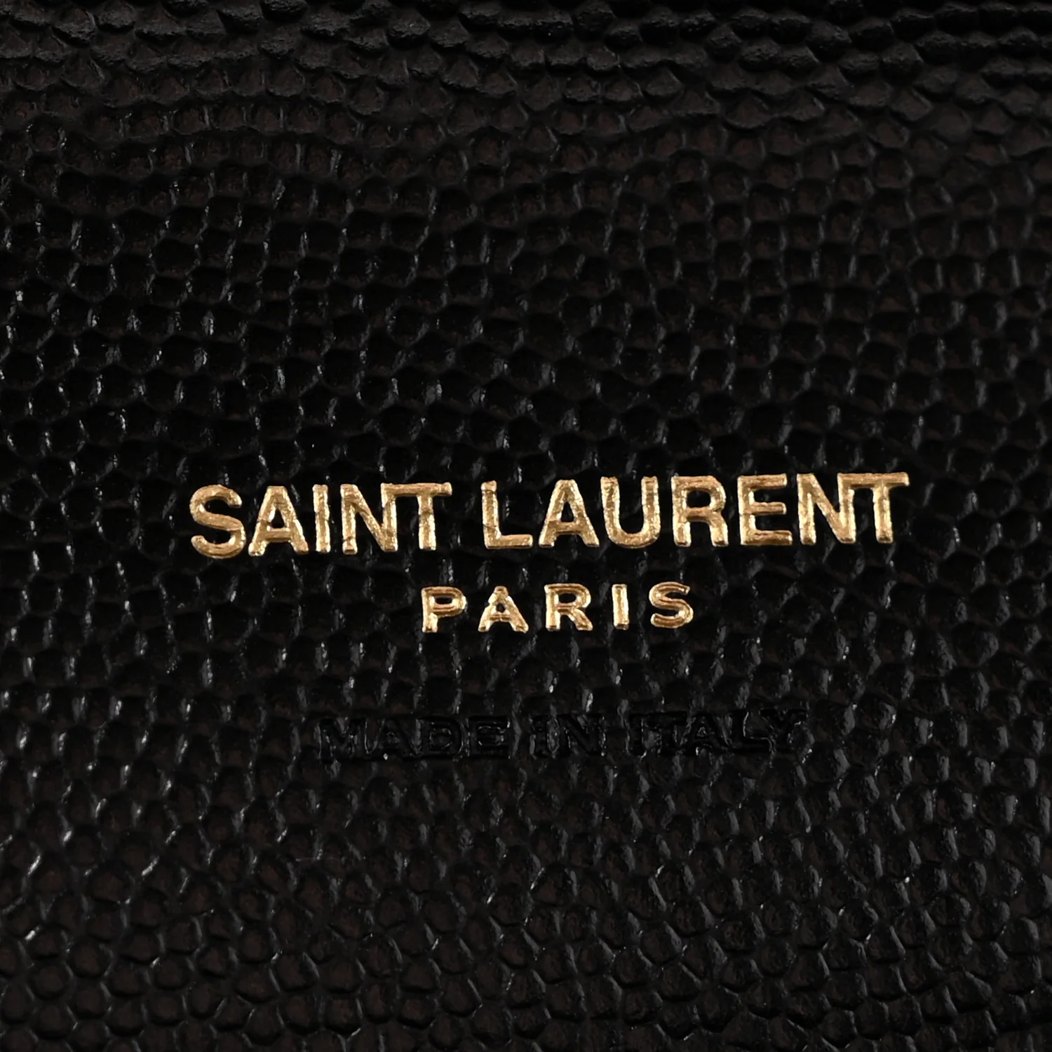 Grain De Poudre Matelasse Chevron Monogram Envelope Clutch Black