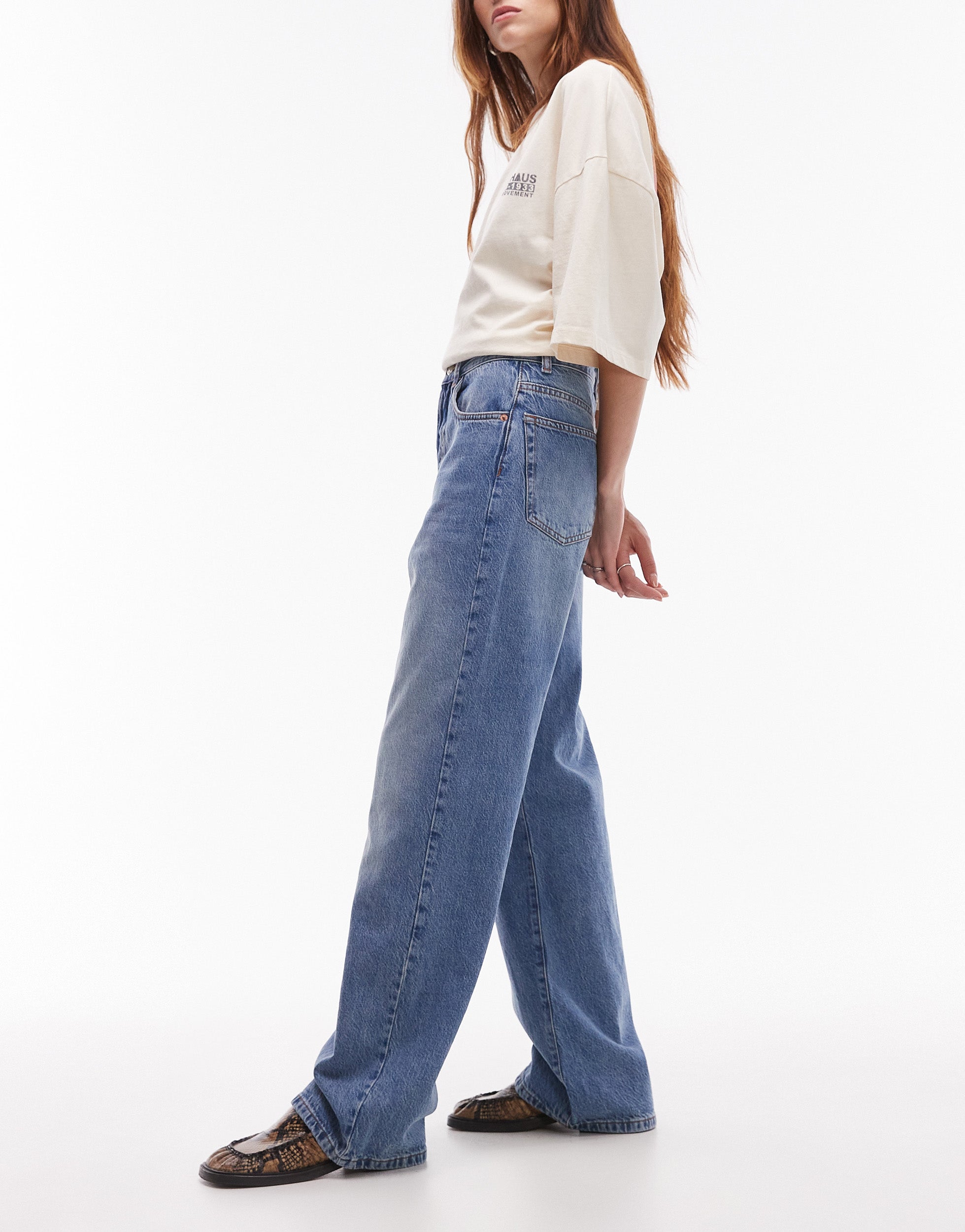 VERO MODA® TOPSHOP Mid rise Loose Fit Jeans