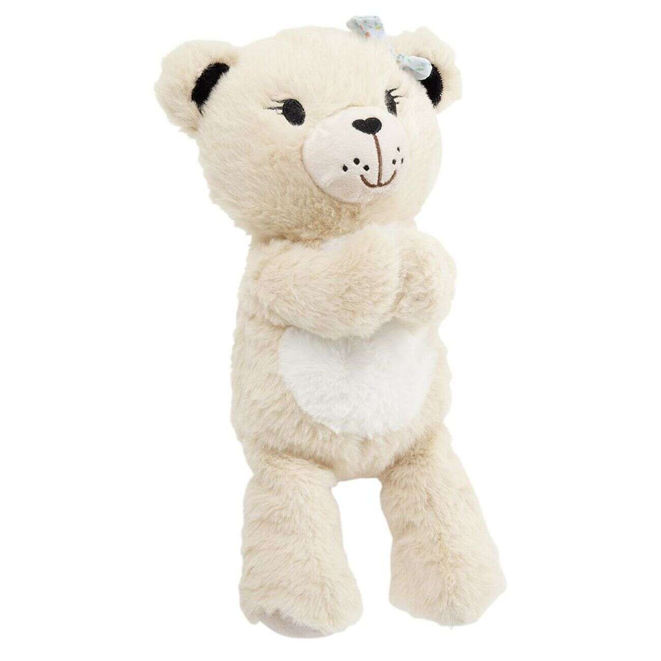 Peluche ours polyester 22,5x17,5x7,5cm
