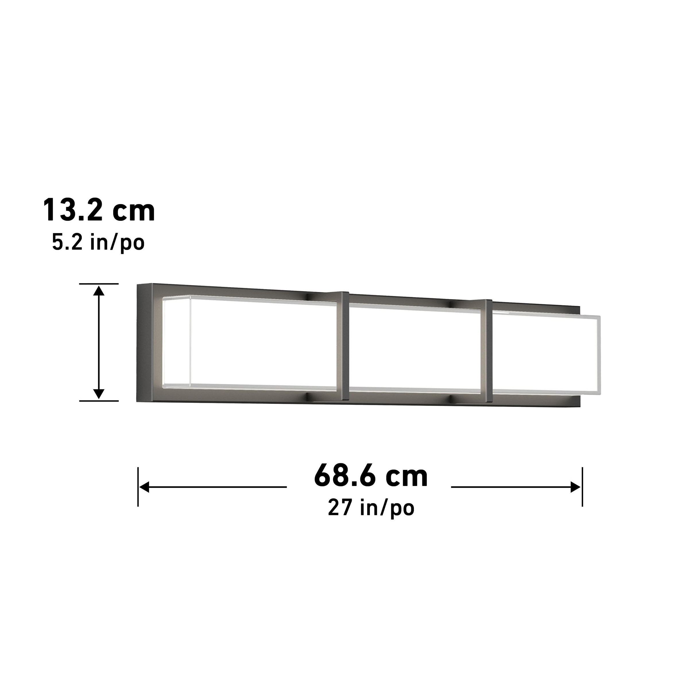 Artika Subway 27 in. Vanity LED Light Fixture