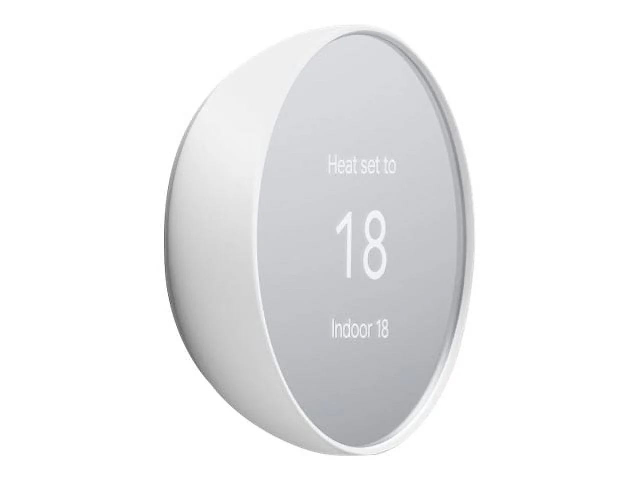Google Nest - Thermostat - wireless - Bluetooth, 802.11a/b/g/n, 802.15.4 - 2.4 Ghz, 5 GHz - snow