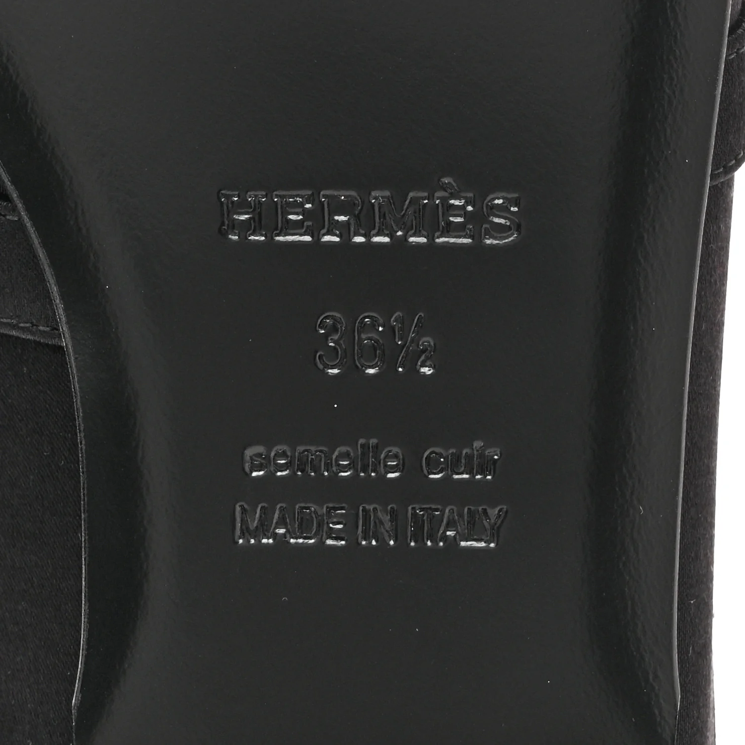 Satin Oz Mules 36.5 Black