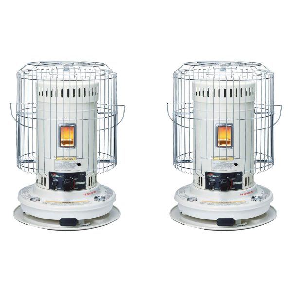 Chauffage d'appoint au kérosène à convection de 23 500 BTU pour intérieur et extérieur, lot de 2