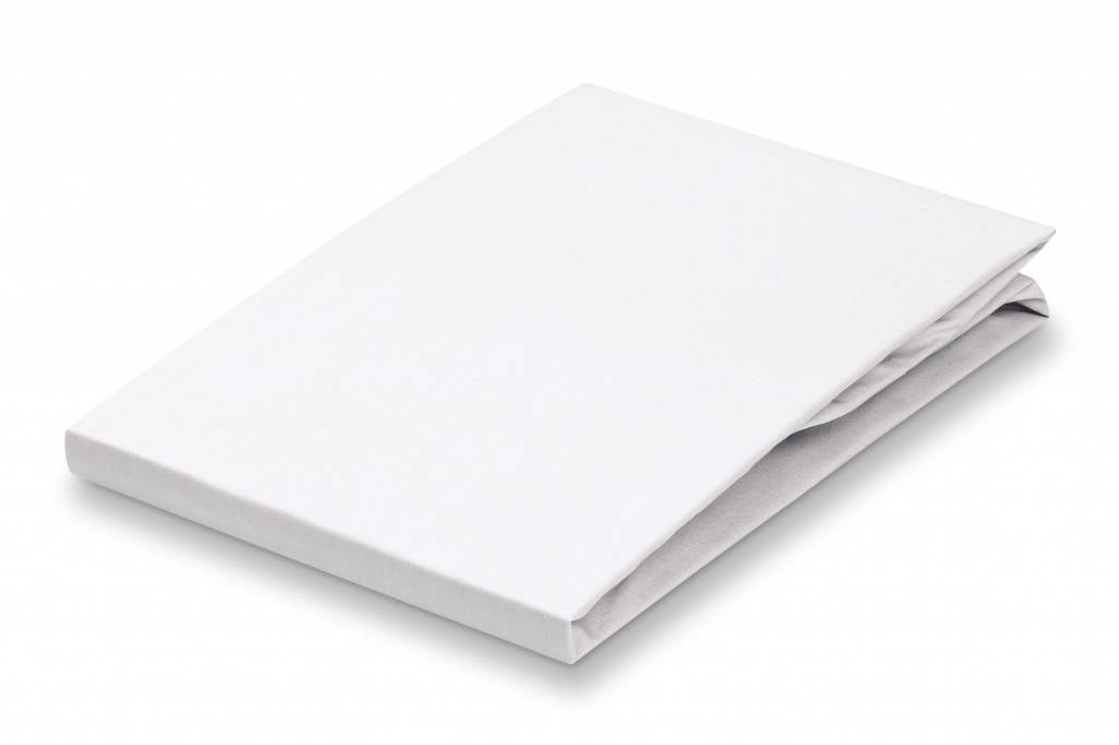 Satin Soft Hoeslaken White   140 x 200 cm   Wit   Satijnkatoen