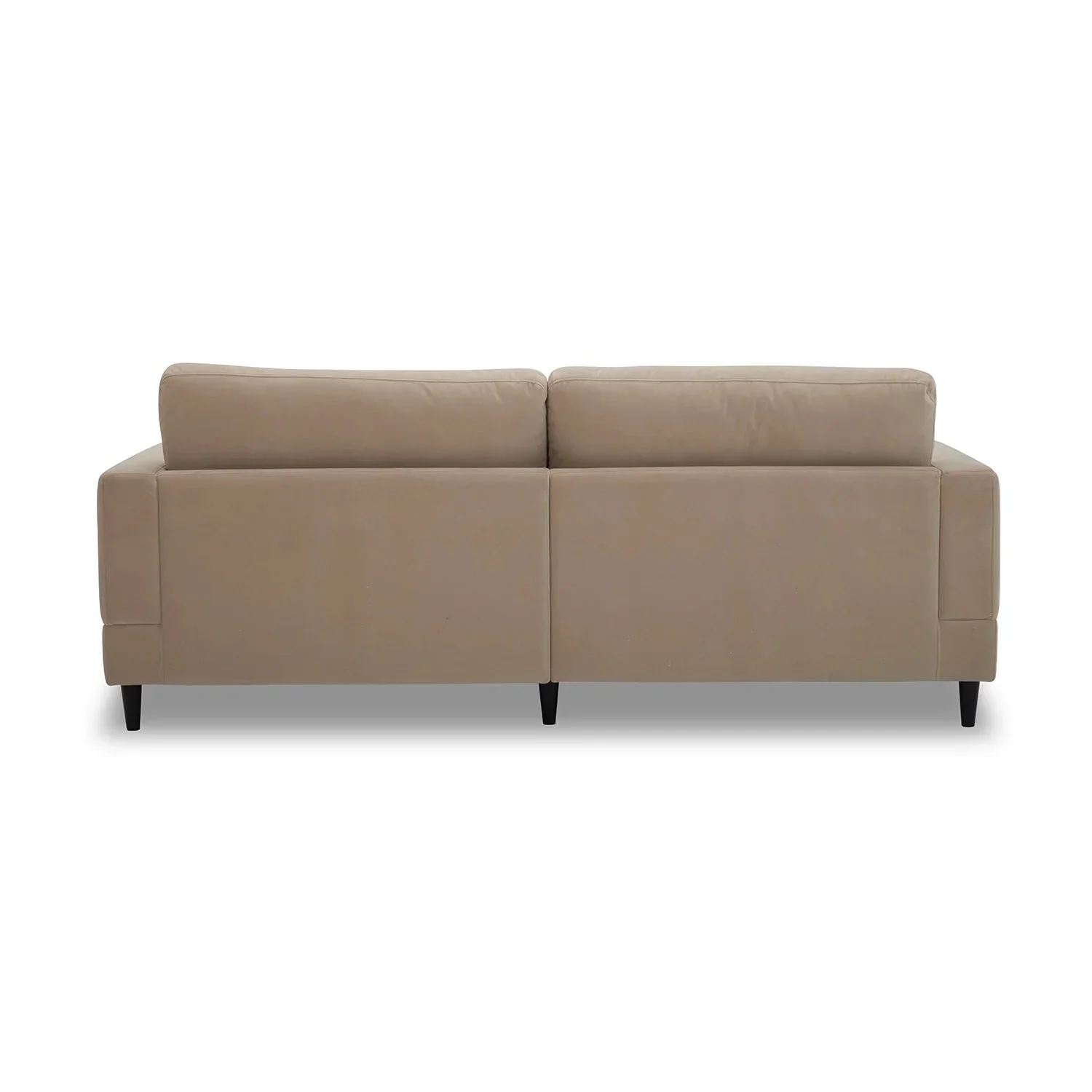 Better Homes & Gardens Springwood Wood Frame 83.46 Couch, Beige Velvet