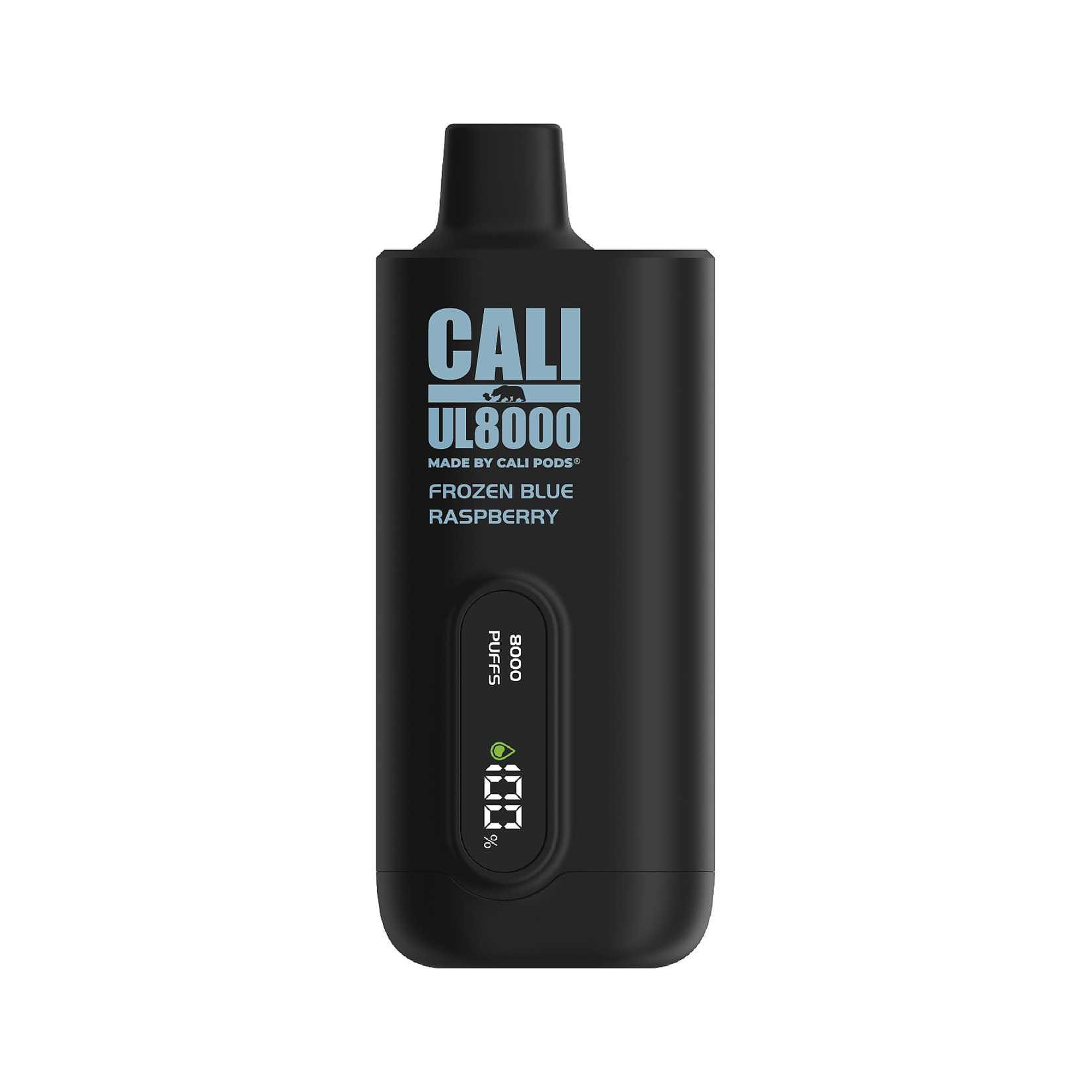 Cali UL8000 Zero Nicotine Disposable Vape - Frozen Blue Raspberry