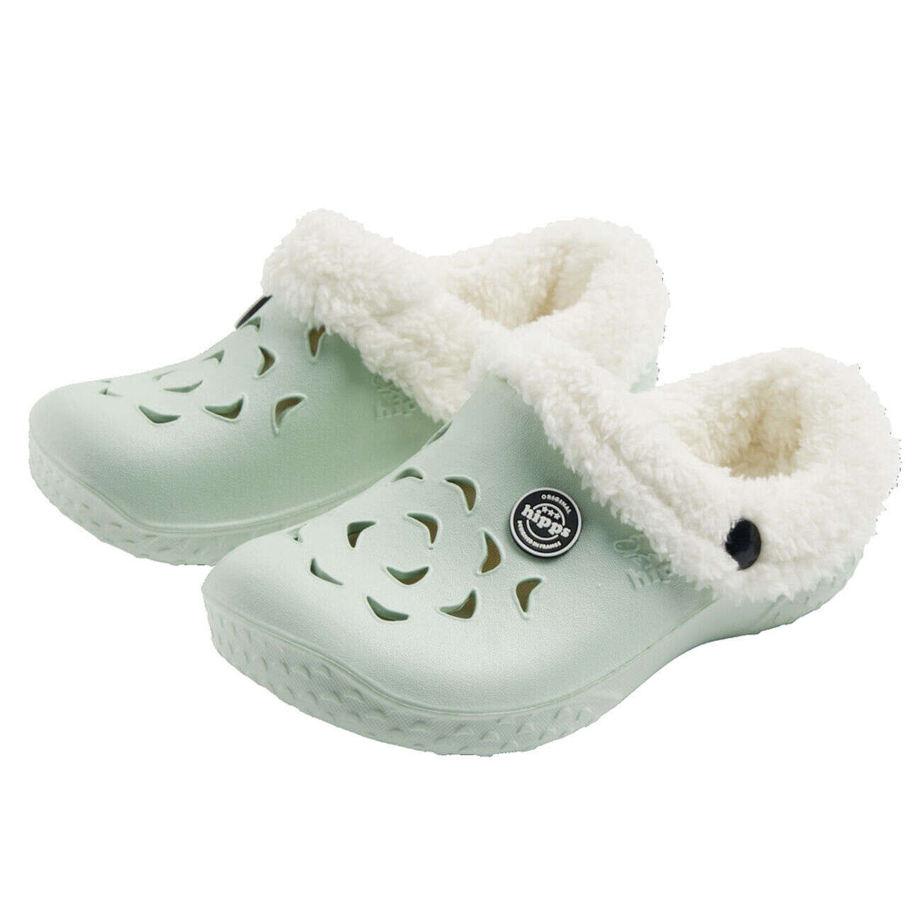 Sabots Hipps enfant fourrés bleu azur 32/33