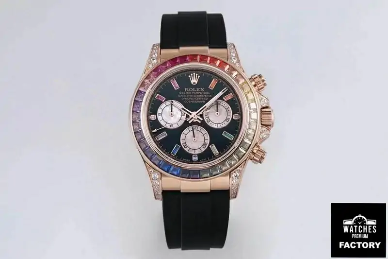 Rolex Daytona 116595RBOW BL Factory Rose Gold