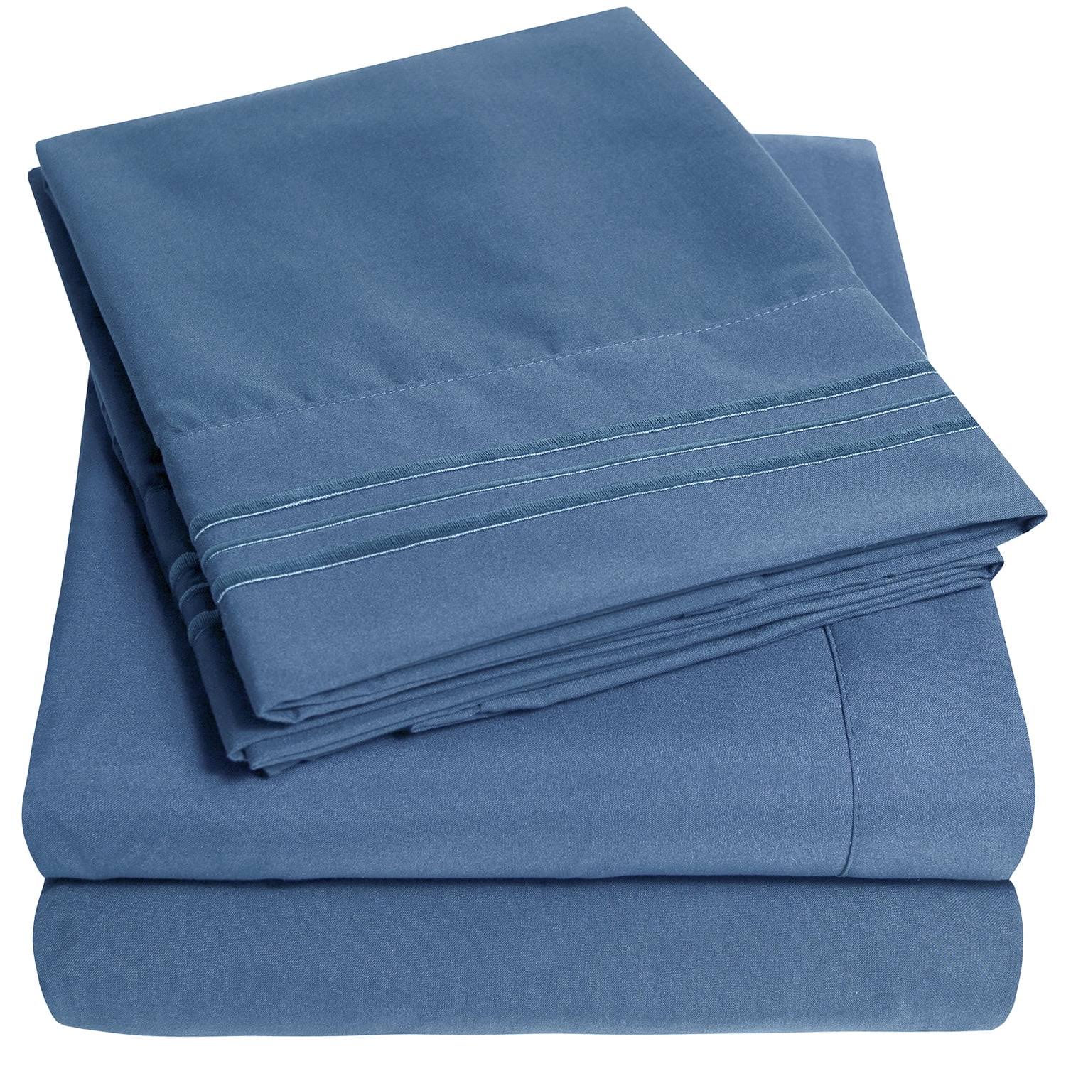 Sweet Home Collection Cal King 4-pc Sheet Set - Denim