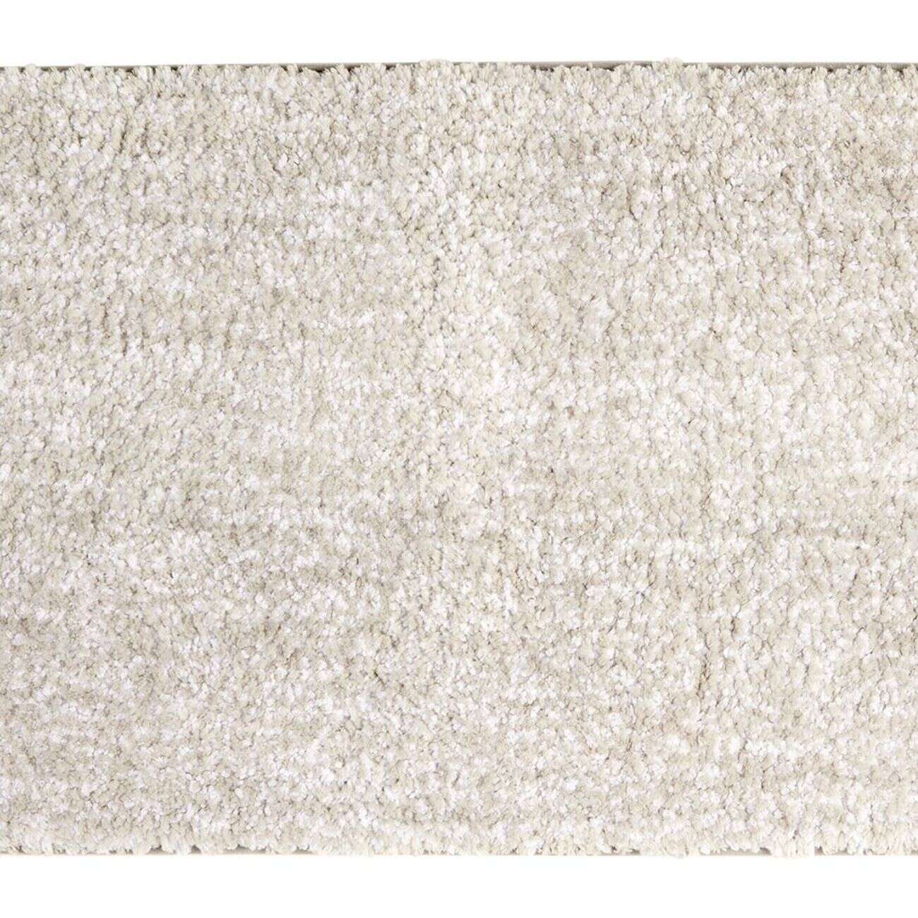 Tapis de salle de bain gris en polyester