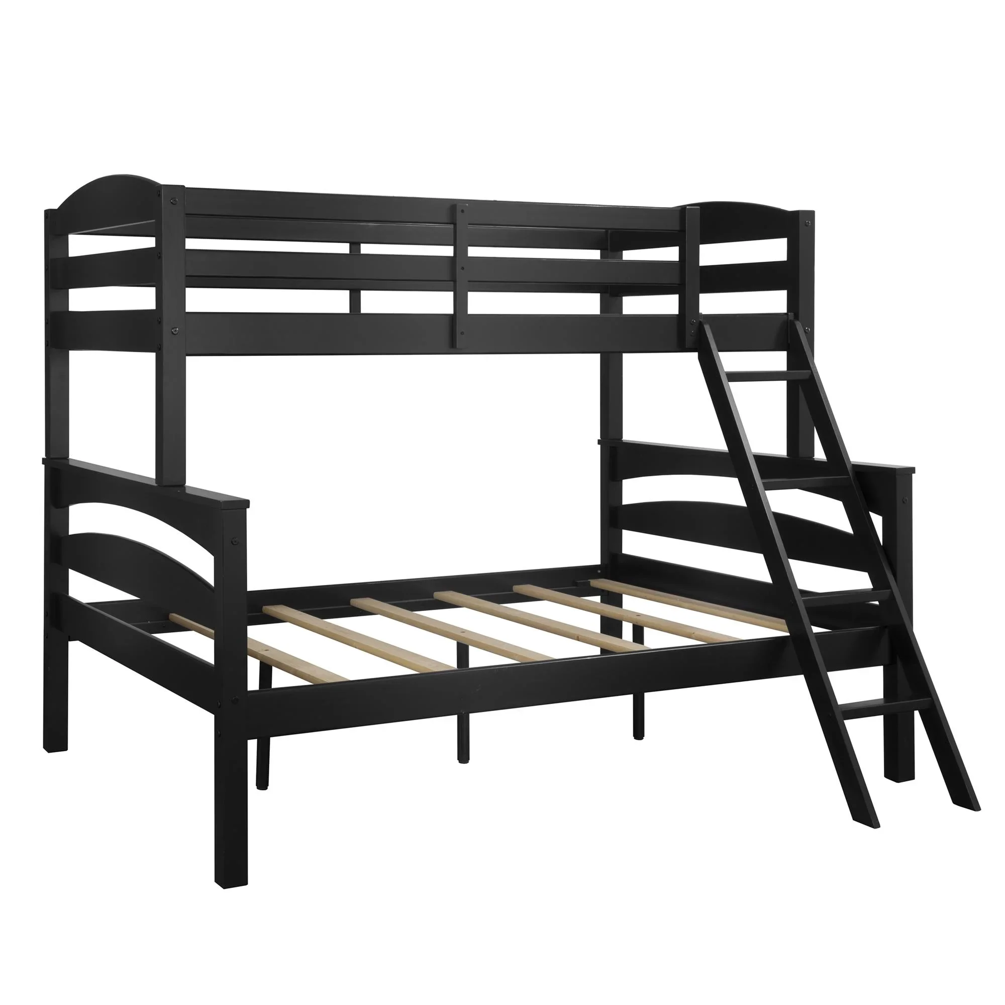 Better Homes & Gardens Leighton Kids' Convertible Twin-Over-Full Bunk Bed, Gray