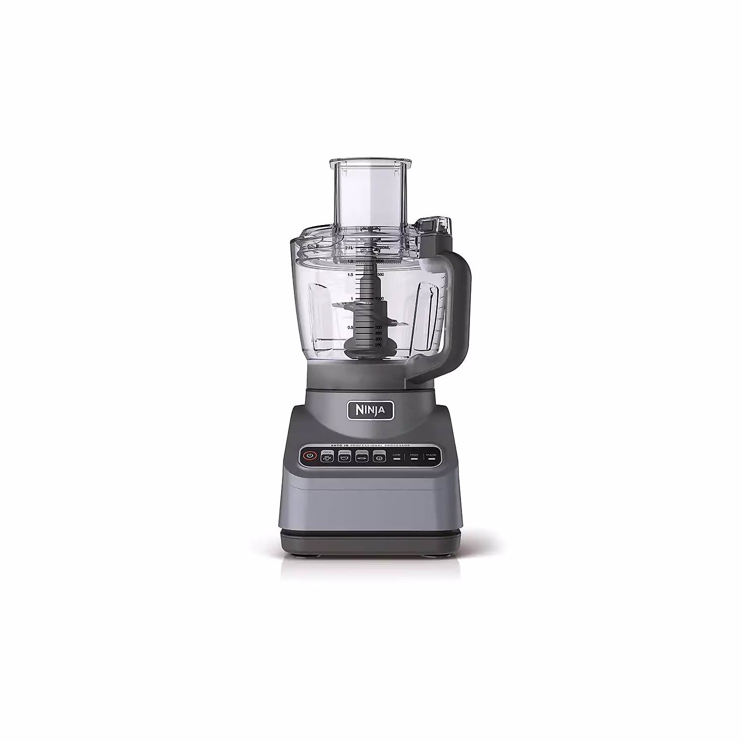 Professional 9 Cup Food Processor, 850 Watts, Auto-iQ 3 Presets, Chop, Dough, Slice, Shred, BN600 Silver(Gray) - Image 3