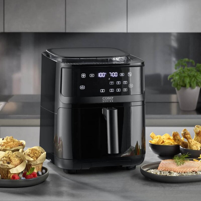 Airfry Steam 700 airfryer 7L svart