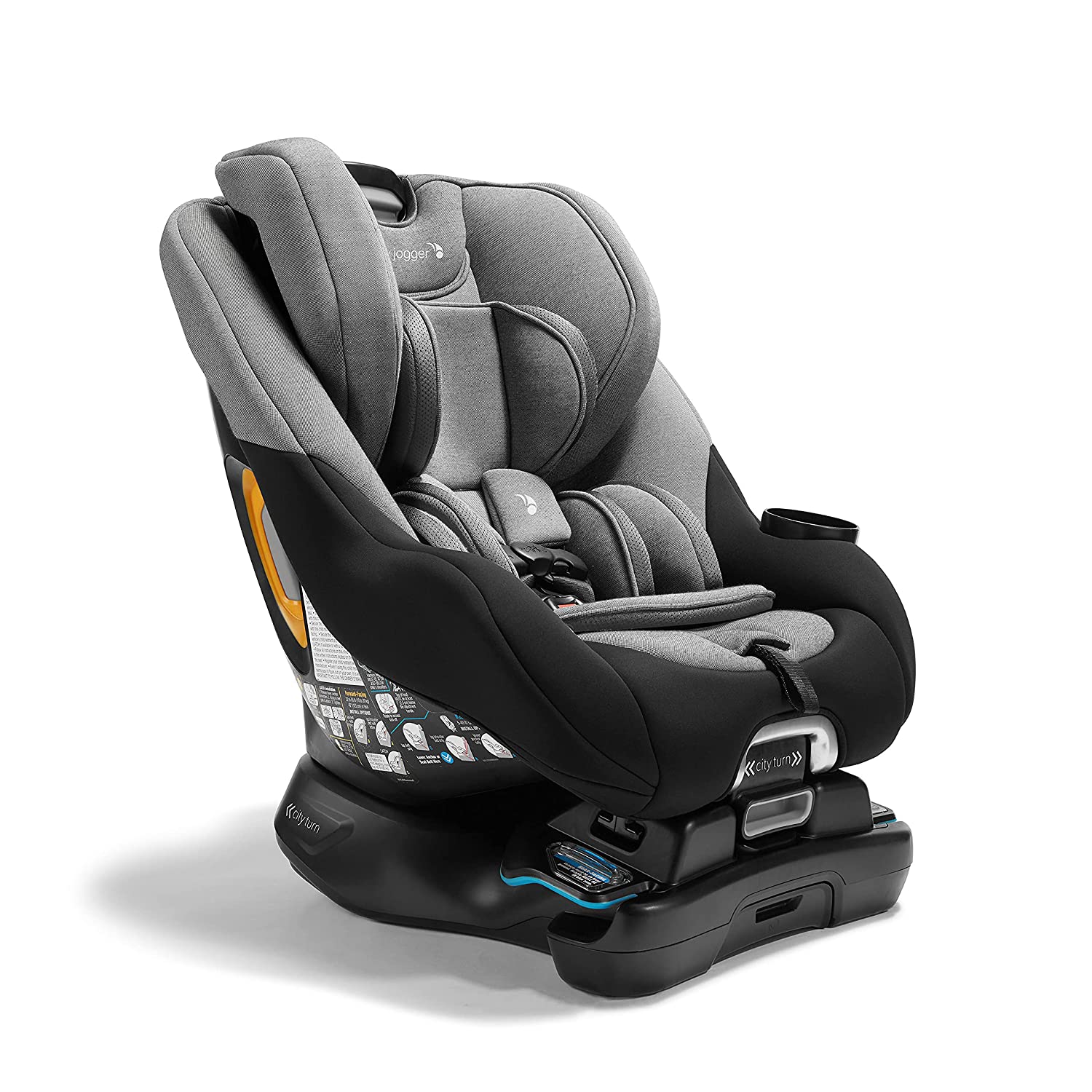 Siège auto convertible Baby Jogger City Turn, noir onyx