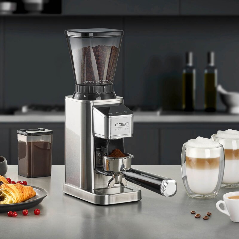 Barista Chef Inox kaffekvern sølv