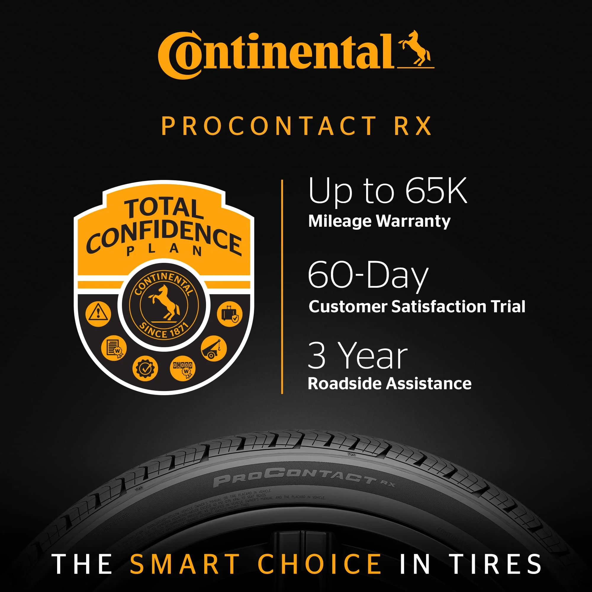 Continental Procontact RX All-Season 255/45R19 104W XL Passenger Tire