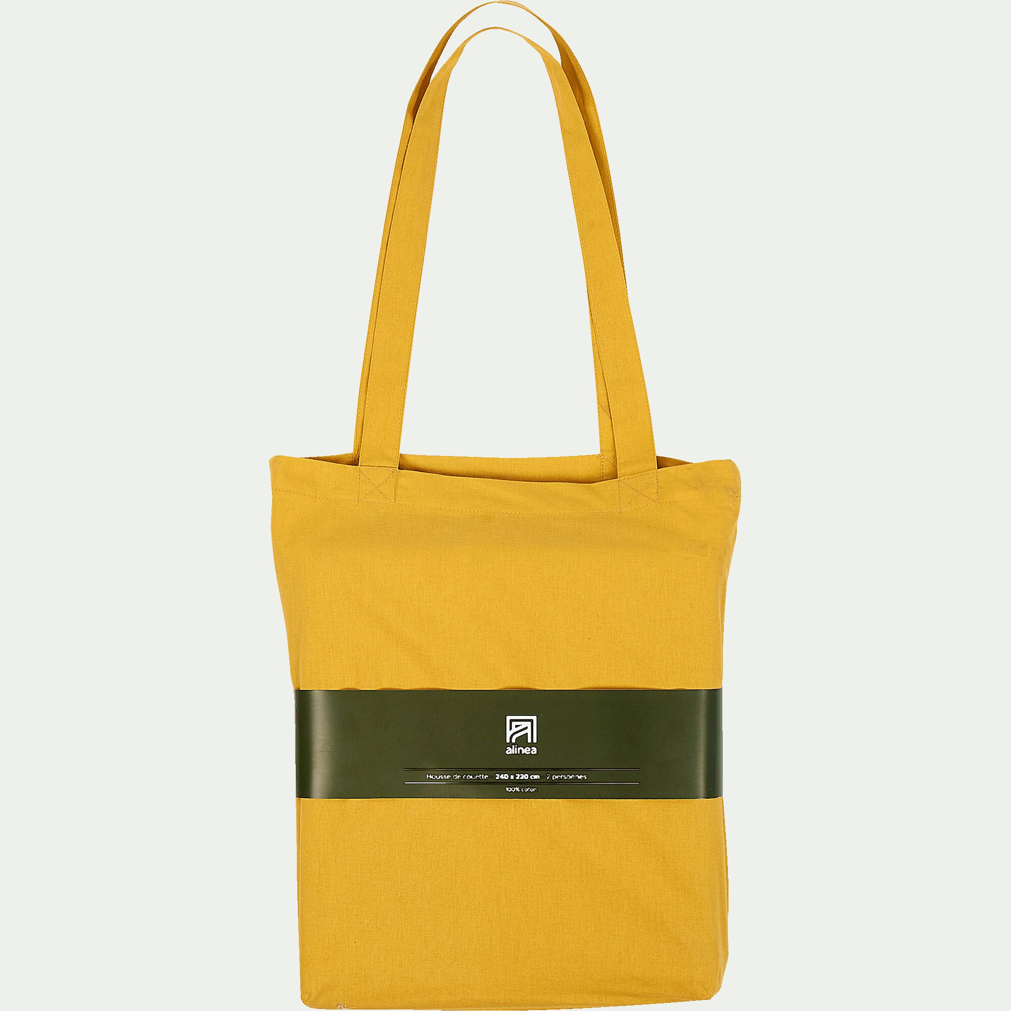 CALANQUES - Housse de couette en coton - jaune genet 240x220cm
