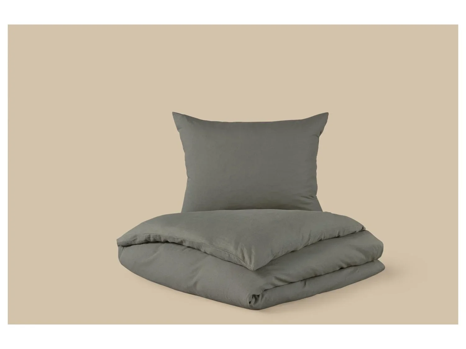LIVARNO Parure de lit Premium en coton et lin, 140 x 200 cm