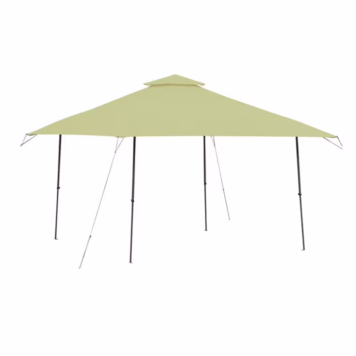 Garden Winds Custom Fit Replacement Canopy Top Cover Compatible with The Coleman 2000004407, 2000035727 13 x 13 Two Tiered Tent Eaved Shelter - Upgraded Performance RIPLOCK 350 Fabric - Sage