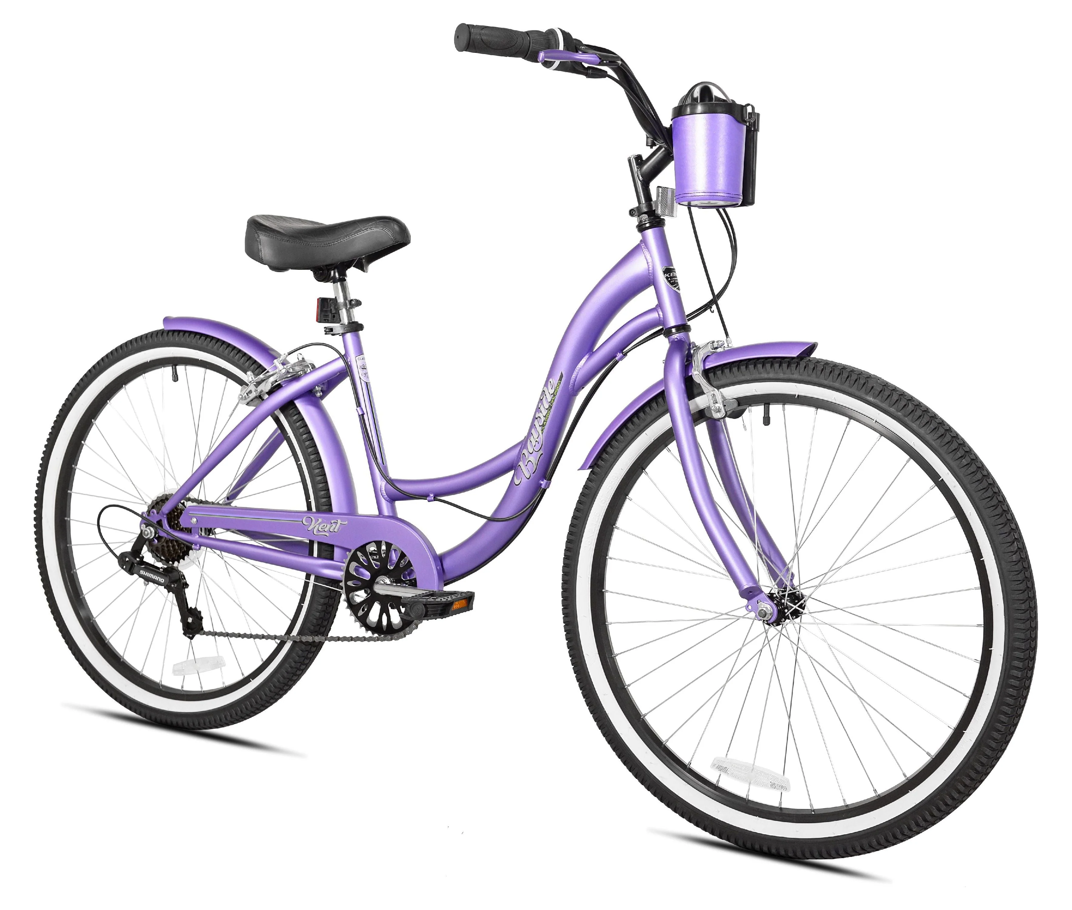26" Bayside Women's Cruiser Bicycle, Purple