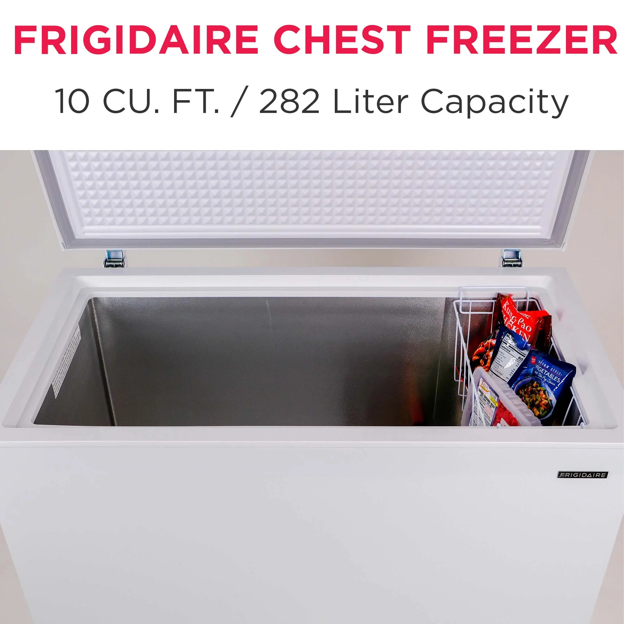10.3 Cu. ft. Chest Freezer, Garage Ready, EFRF1005, White - Image 2