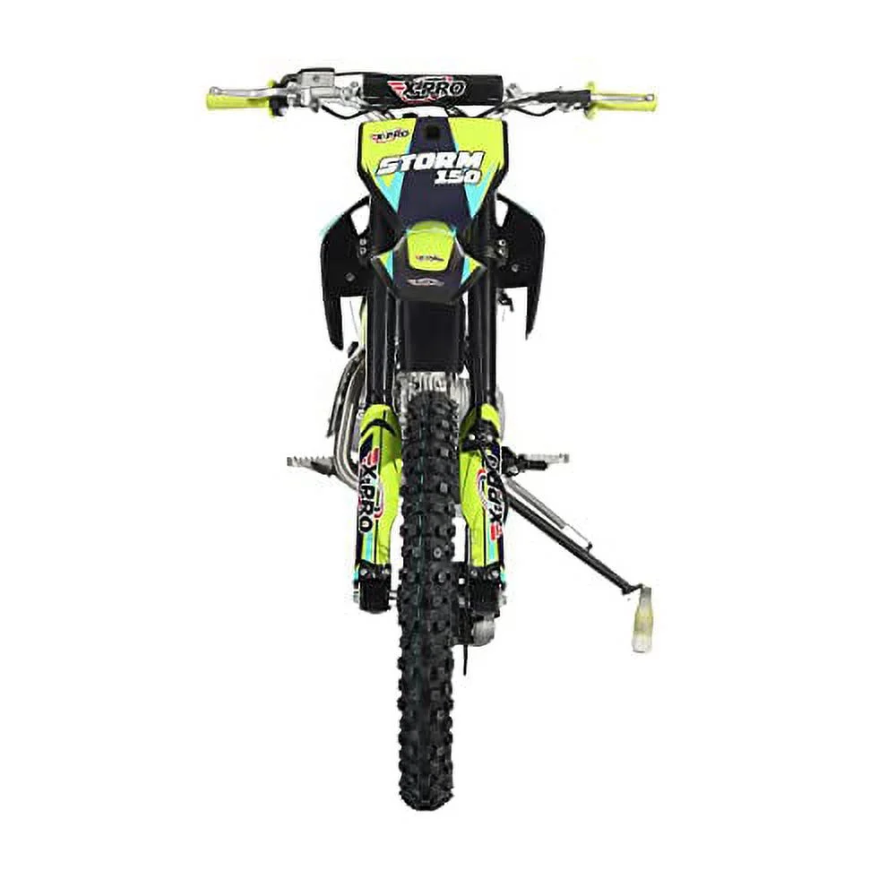 Brand New 150cc Gas Pit Dirt Bike, 4 Manual Transmission Electric/Kick Start 19"/16" Tires(Red) - Image 10