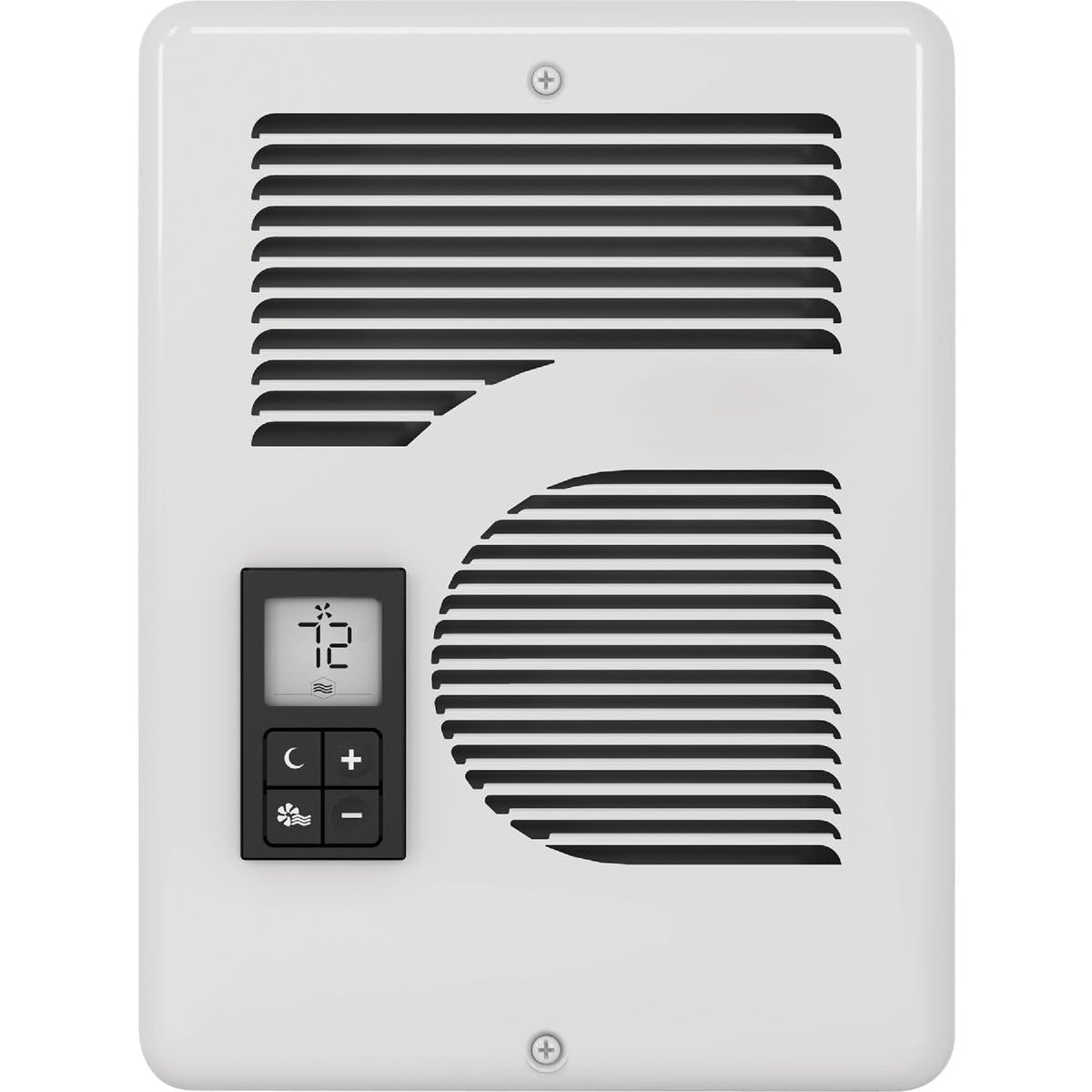 Chauffage mural Cadet Energy Plus, thermostat numérique, 240/208/120 V, blanc