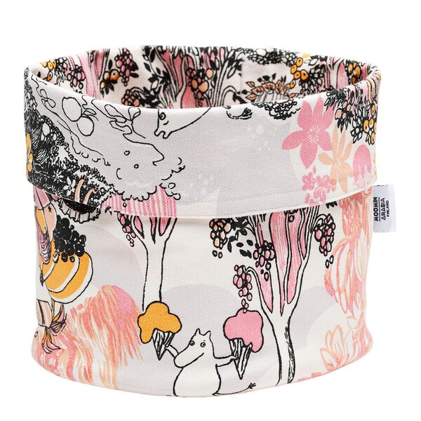 Mummi oppbevaringskurv 20 com rosa