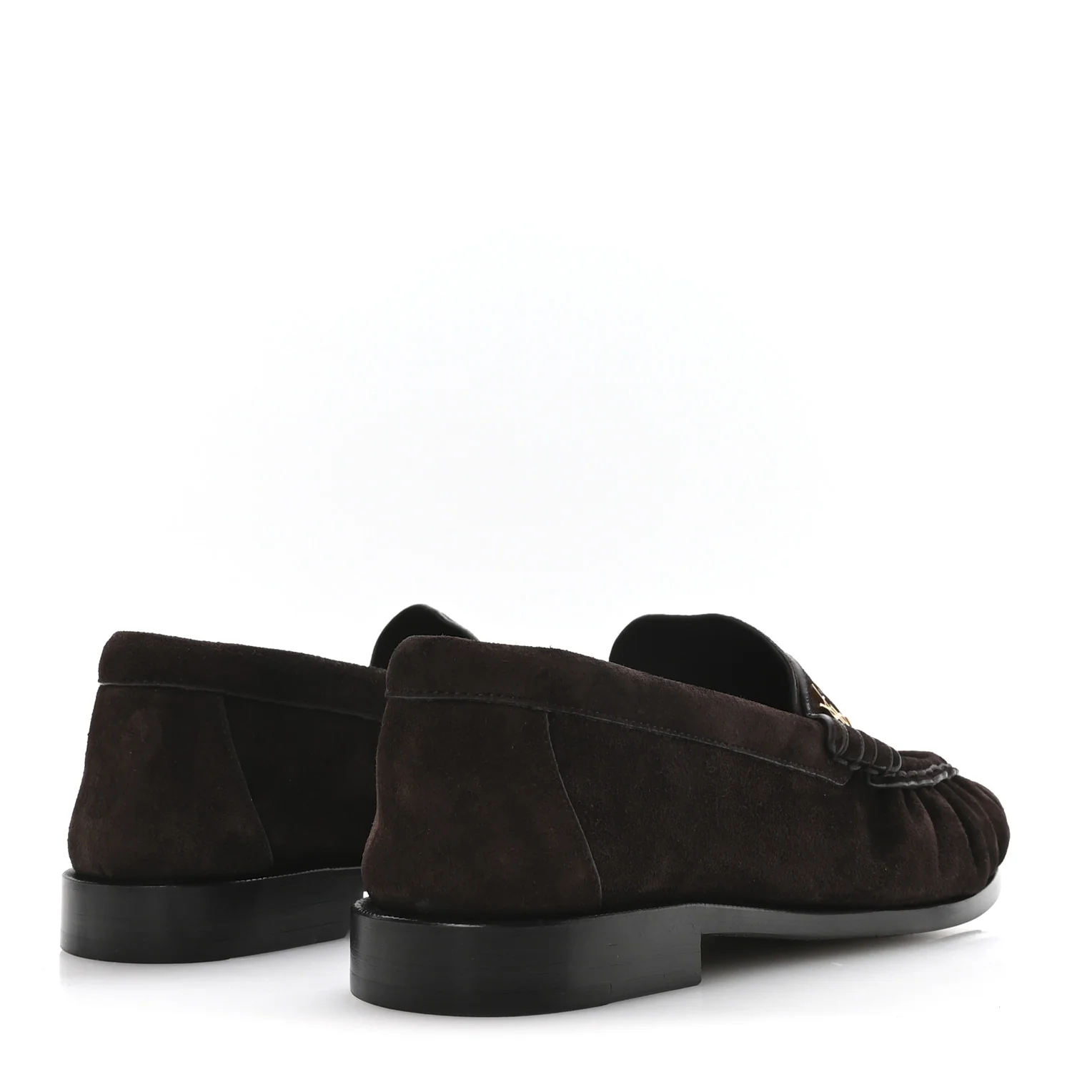 Suede Le Loafer 15 Penny Slippers 37 Dark Chocolate
