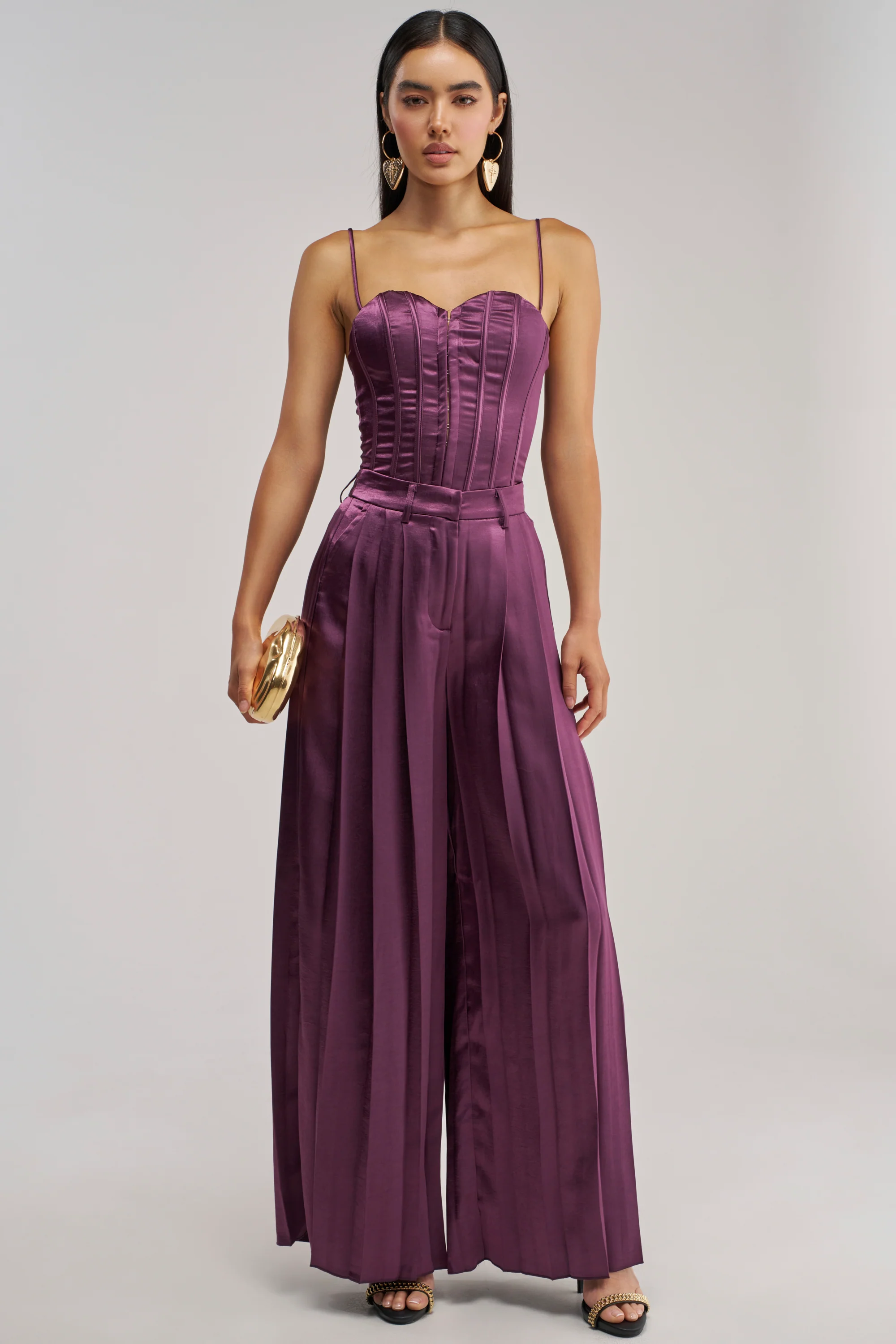 IN TOO DEEP SATIN TROUSER - Akira Store