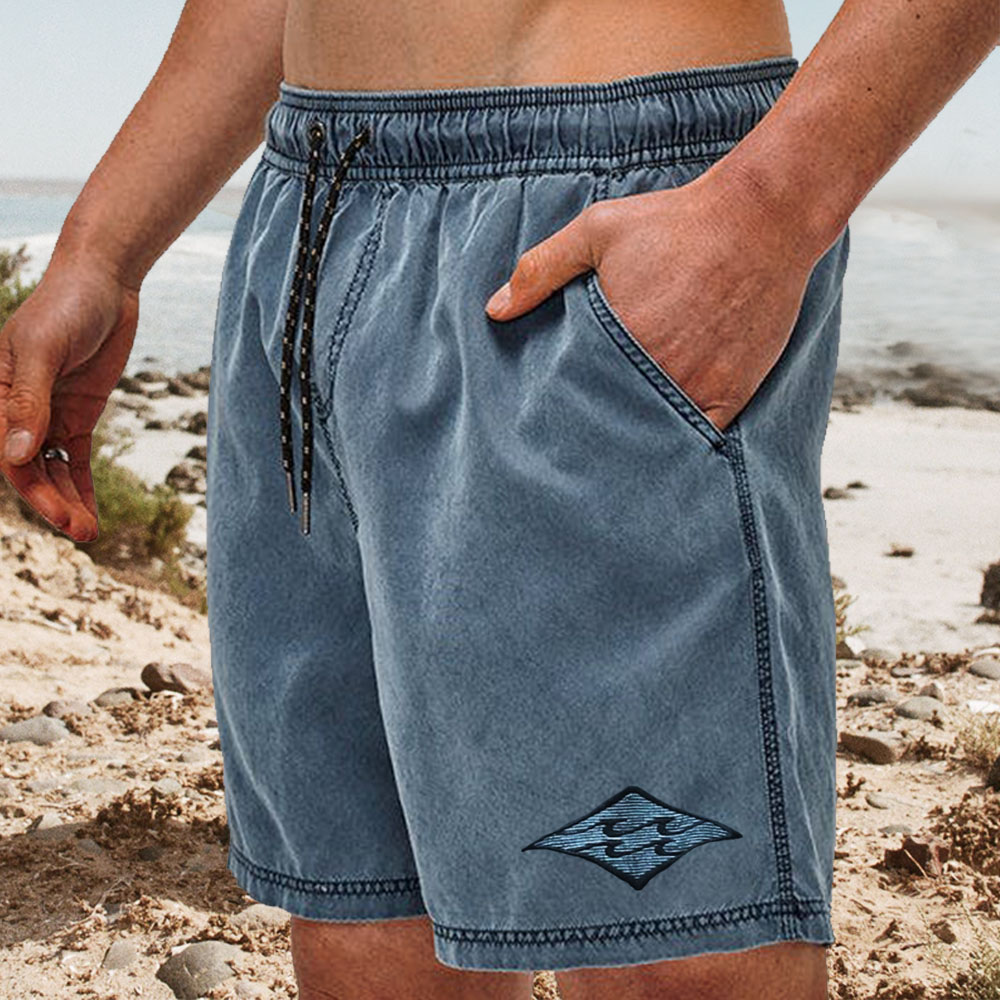 Short de surf BILLABONG uni vintage pour homme