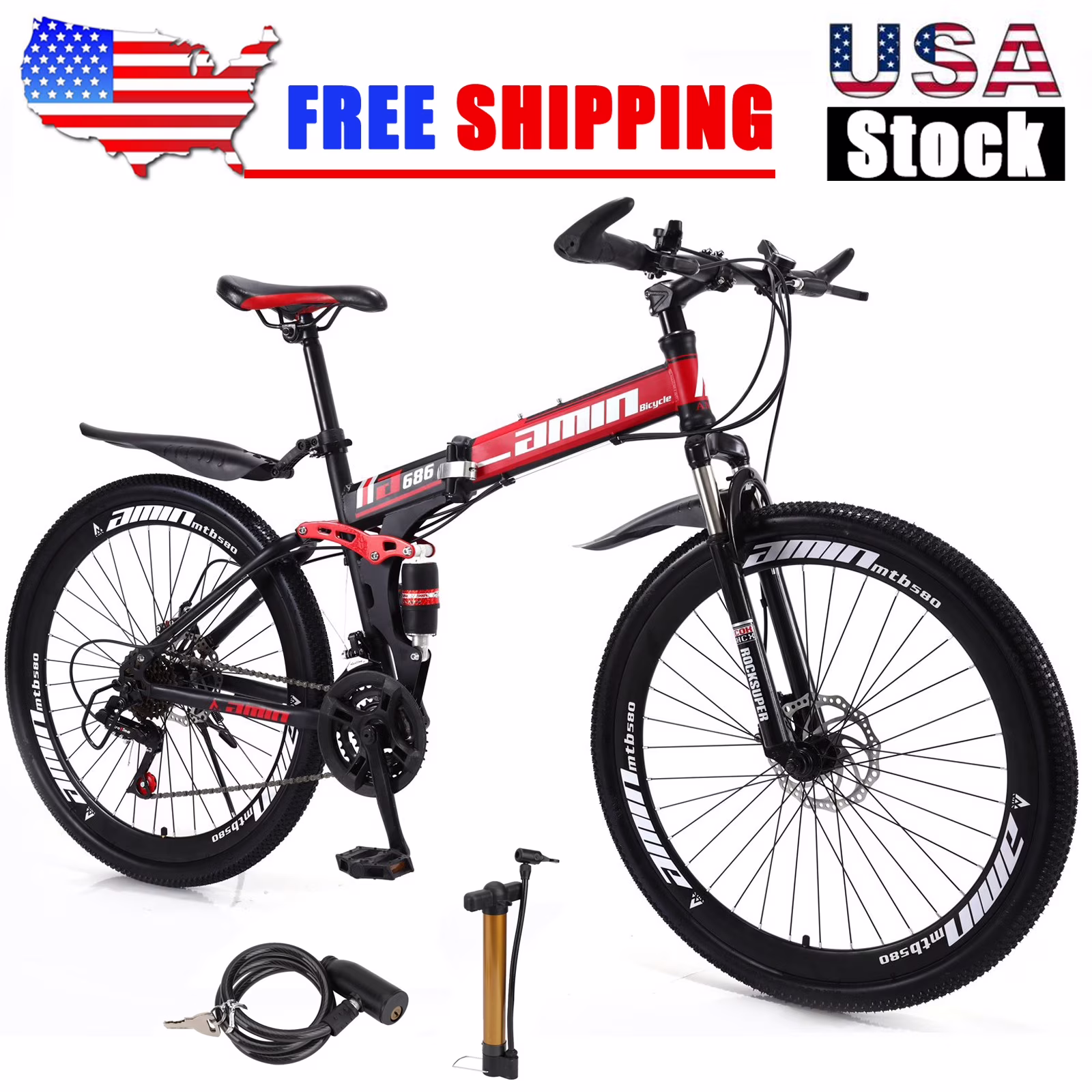Mad Hornets Amin Men Women 26-Inch Mountain Bikes