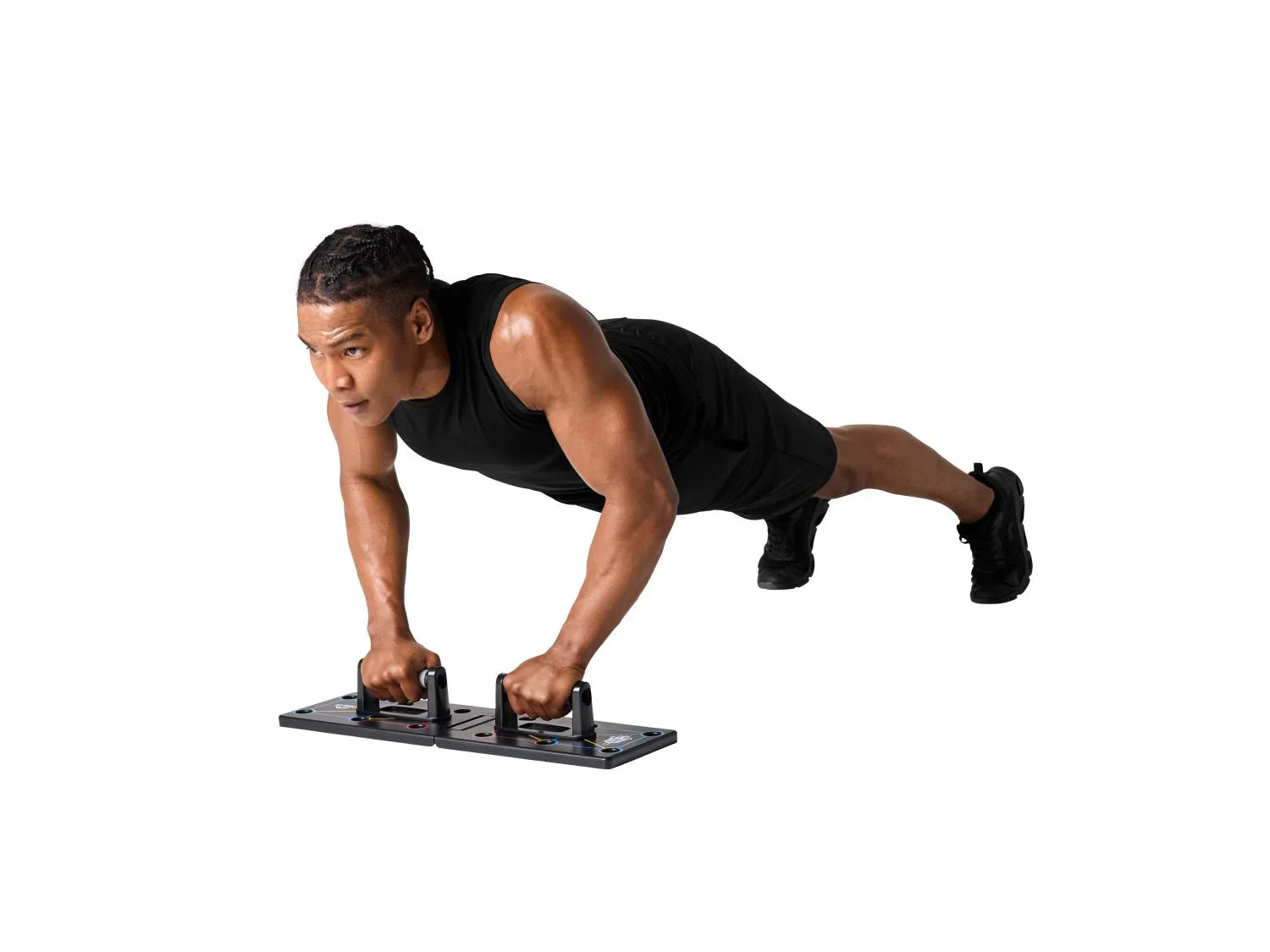 CRIVIT Planche  pompes ou set dhaltres courts ou kettlebell
