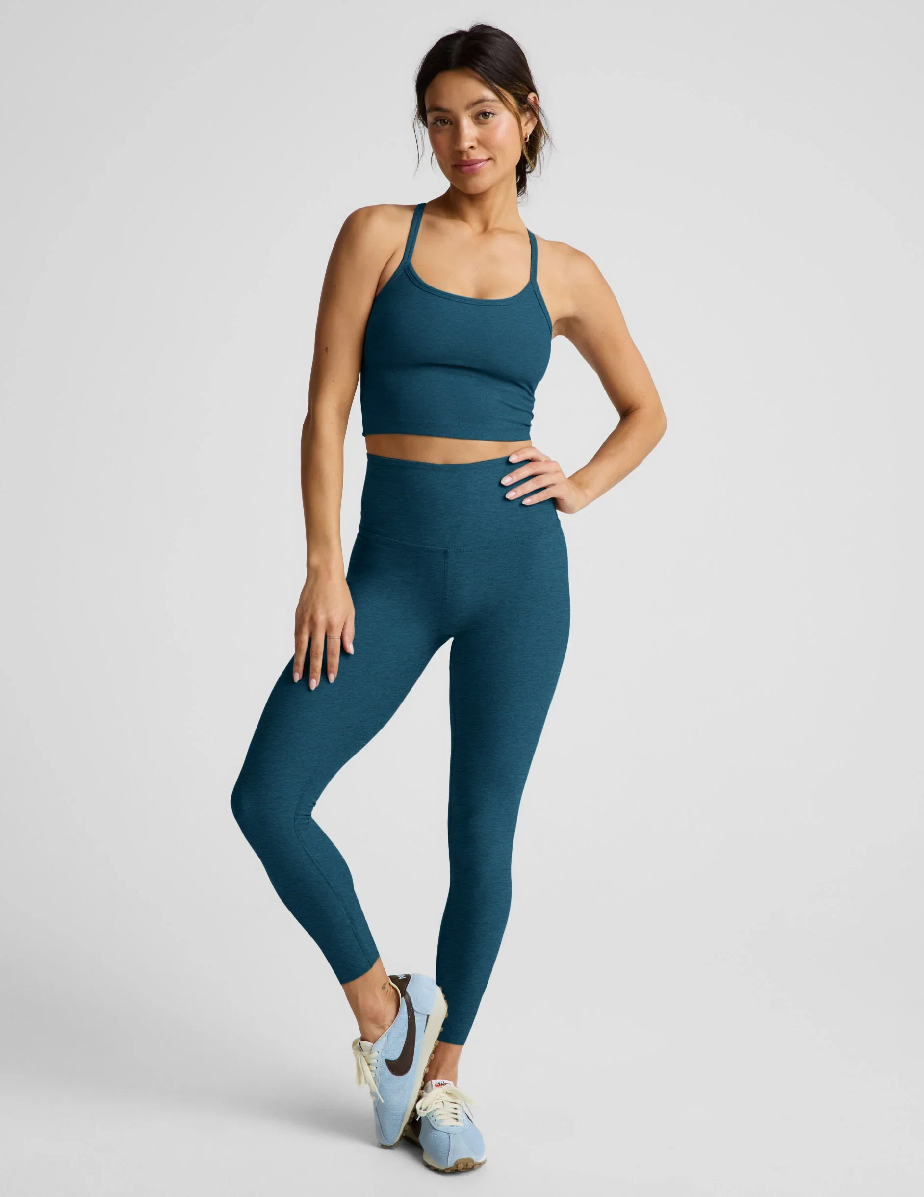 Spacedye™ Slim Racerback Cropped Tank