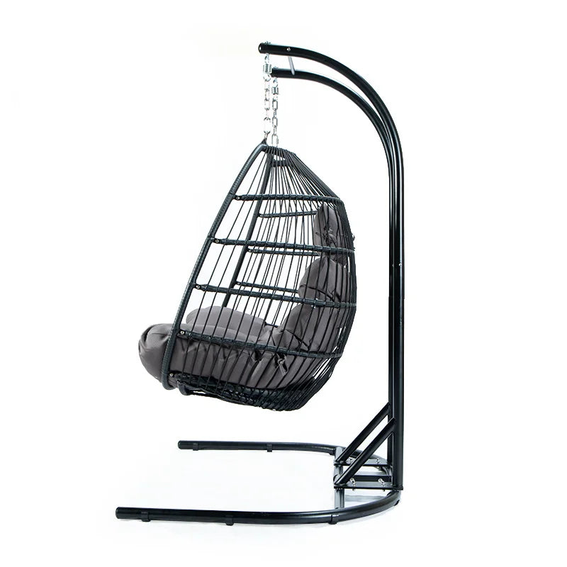 Fauteuil suspendu double avec support