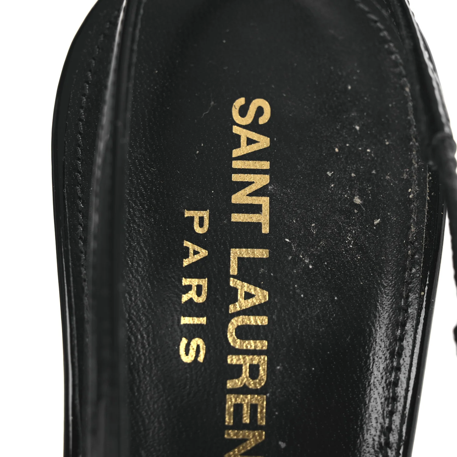 Vernice Grupy Madame 115mm Slingback Pumps 38 Black
