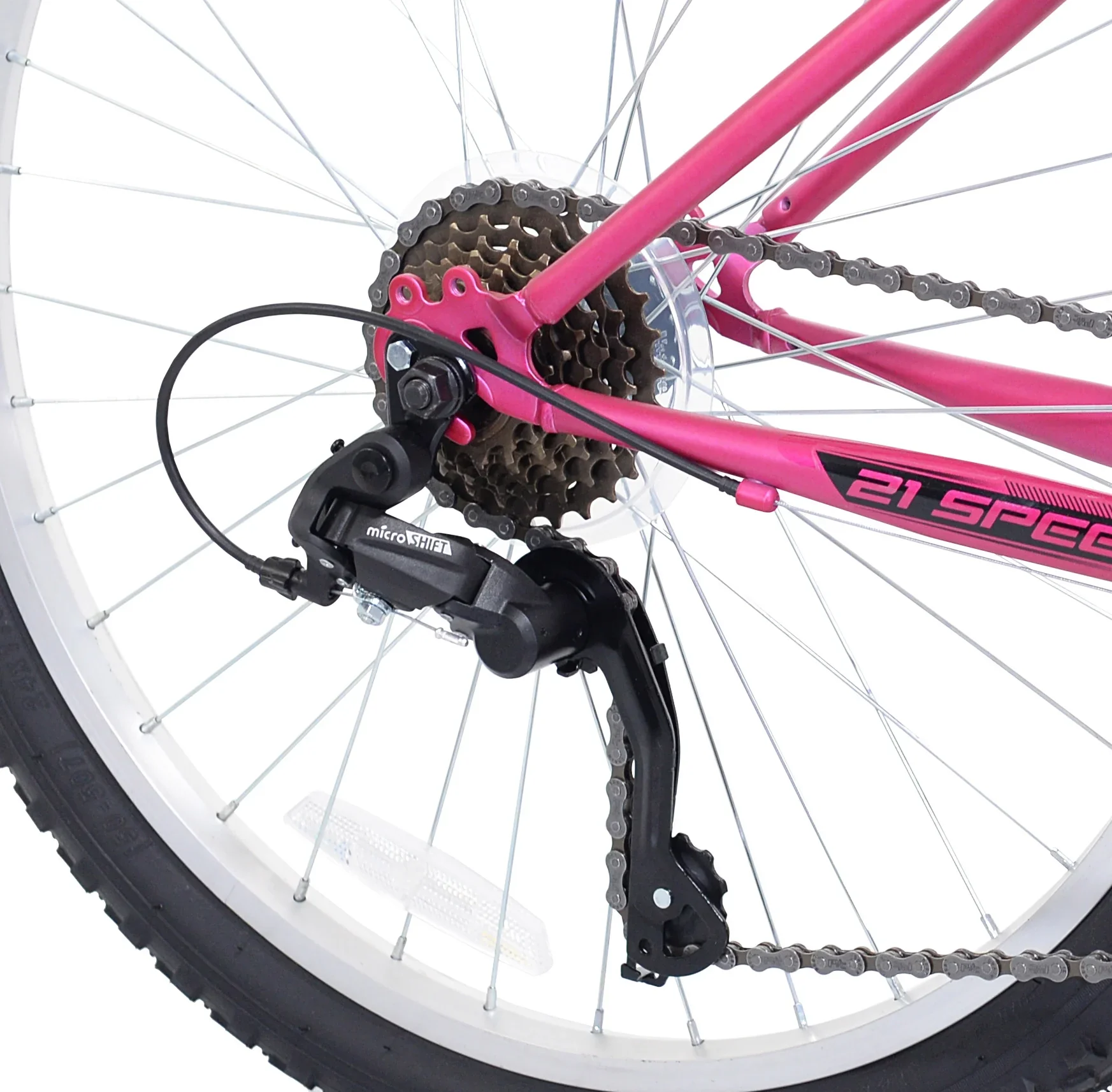 24 Kent V2400 Magenta Silver Bicycle
