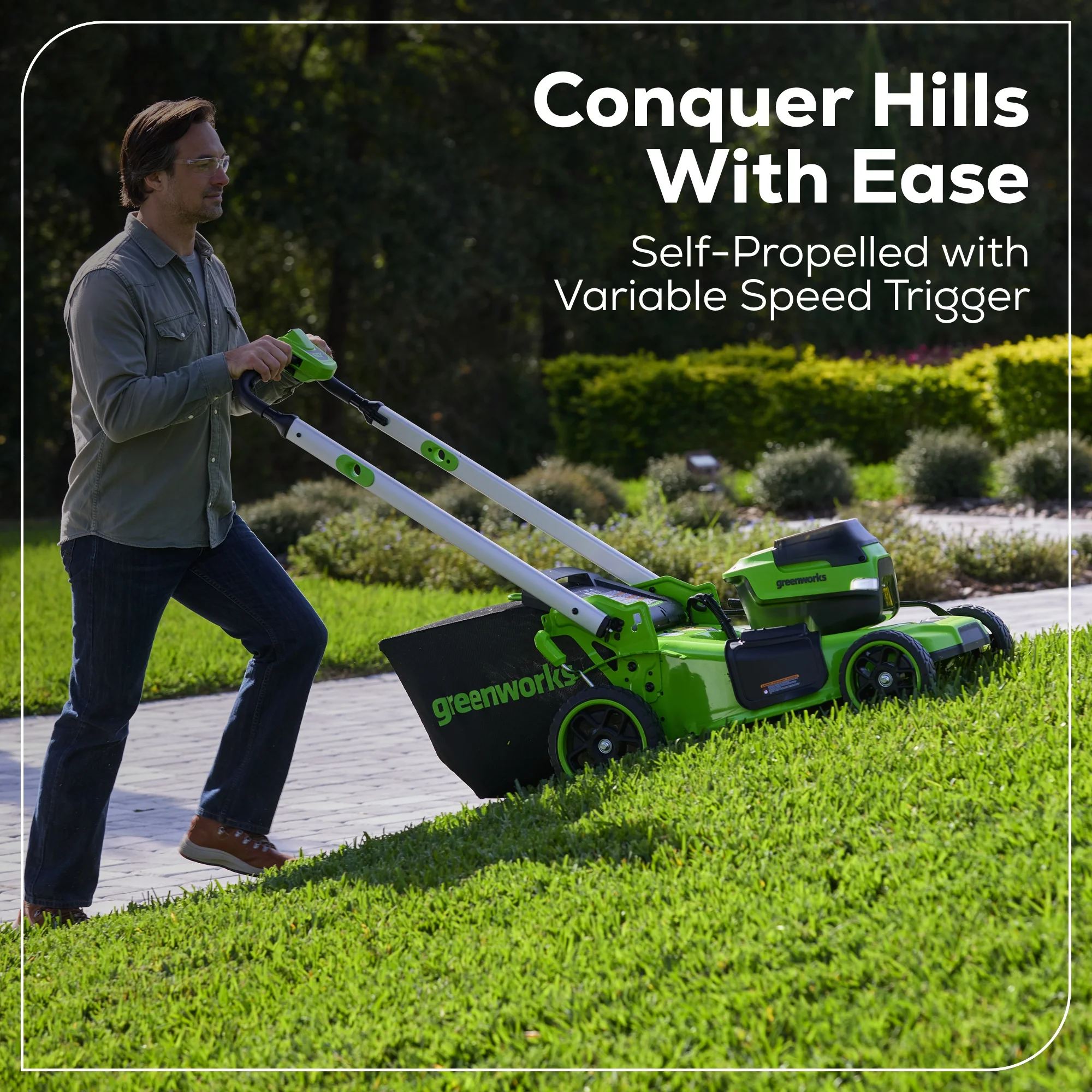 60V 21" Self Propelled Lawn Mower with (1) 8.0 Ah Battery Rapid Charger 2546402 - Image 2