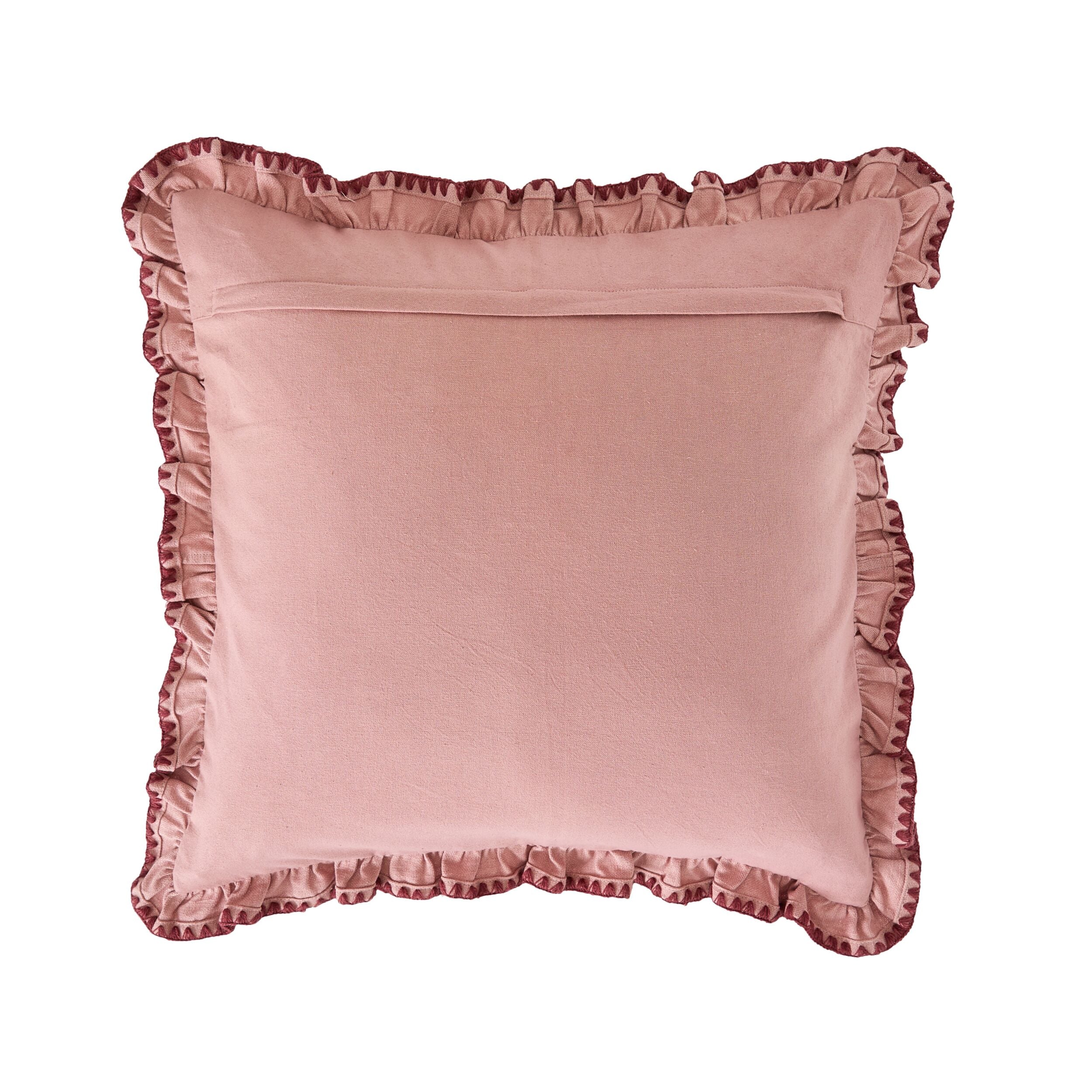 Rosalia Ruffle Cushion Rose Smoke 50x50cm