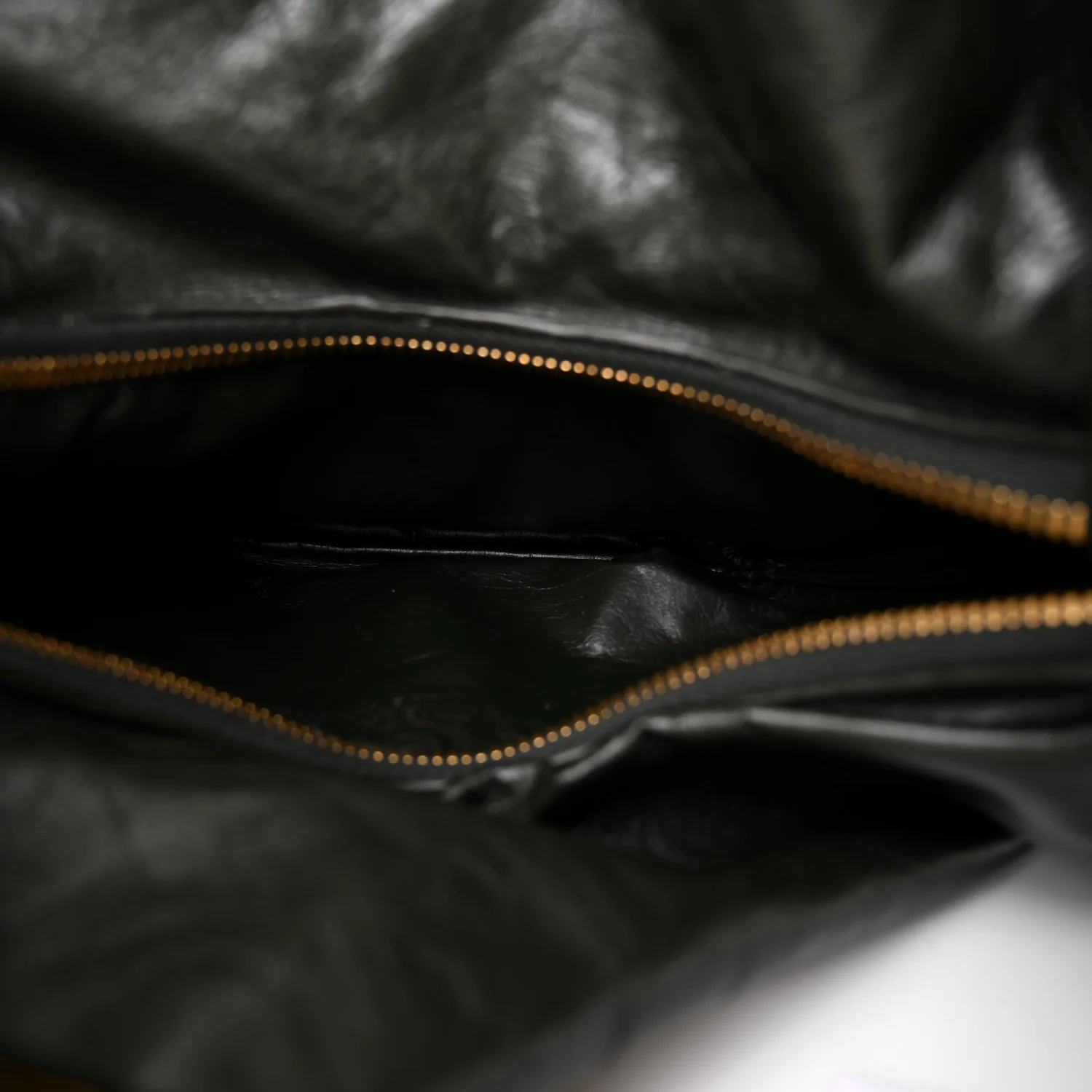 Calfskin Foulard Shoulder Bag Dark Green