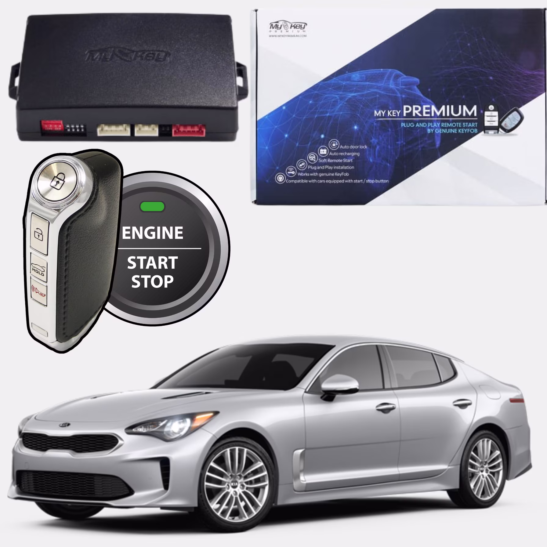 Premium KIA STINGER REMOTE STARTER(GT-2) - Image 5