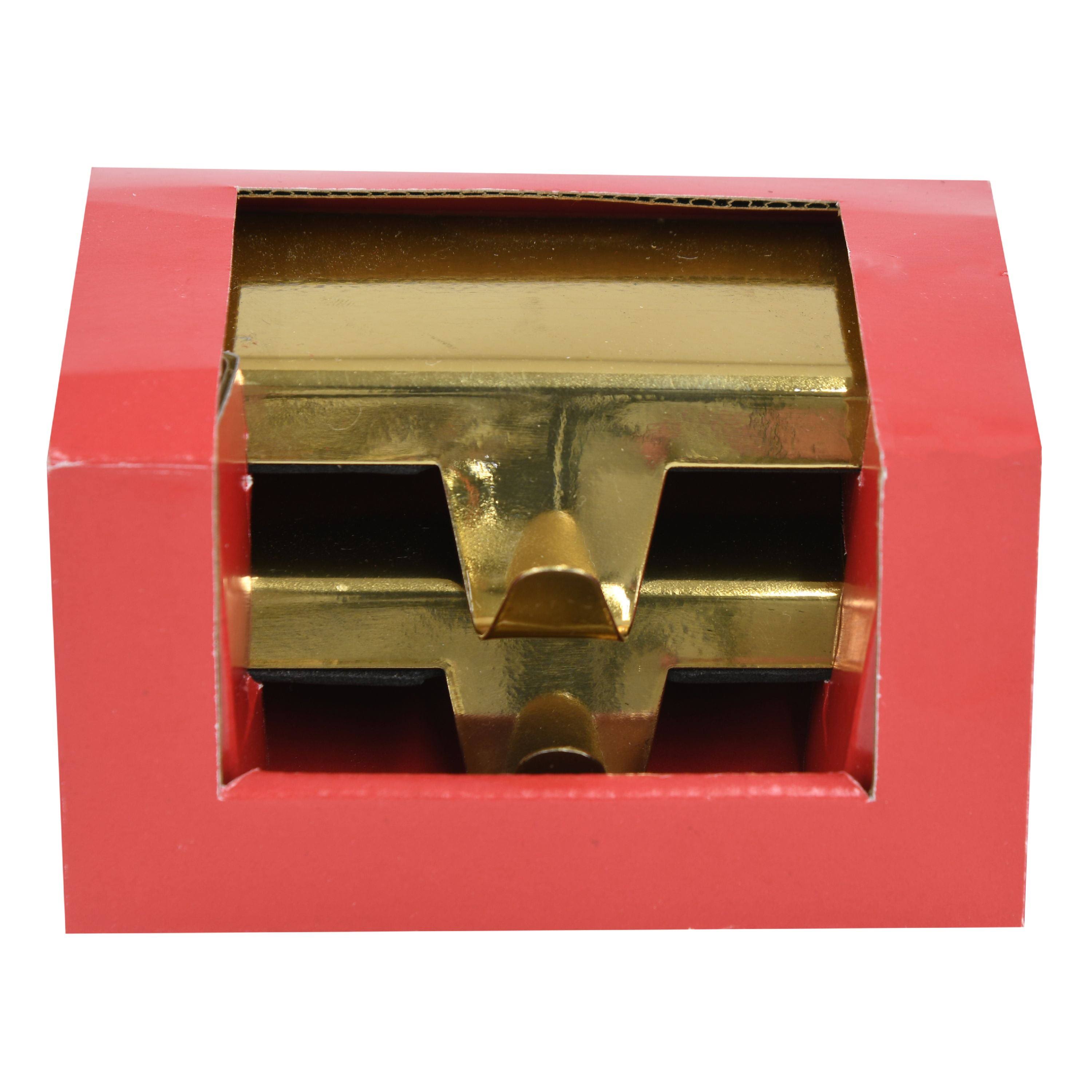 Holiday Time Christmas Base Stocking Holders, Pack of 2, Gold