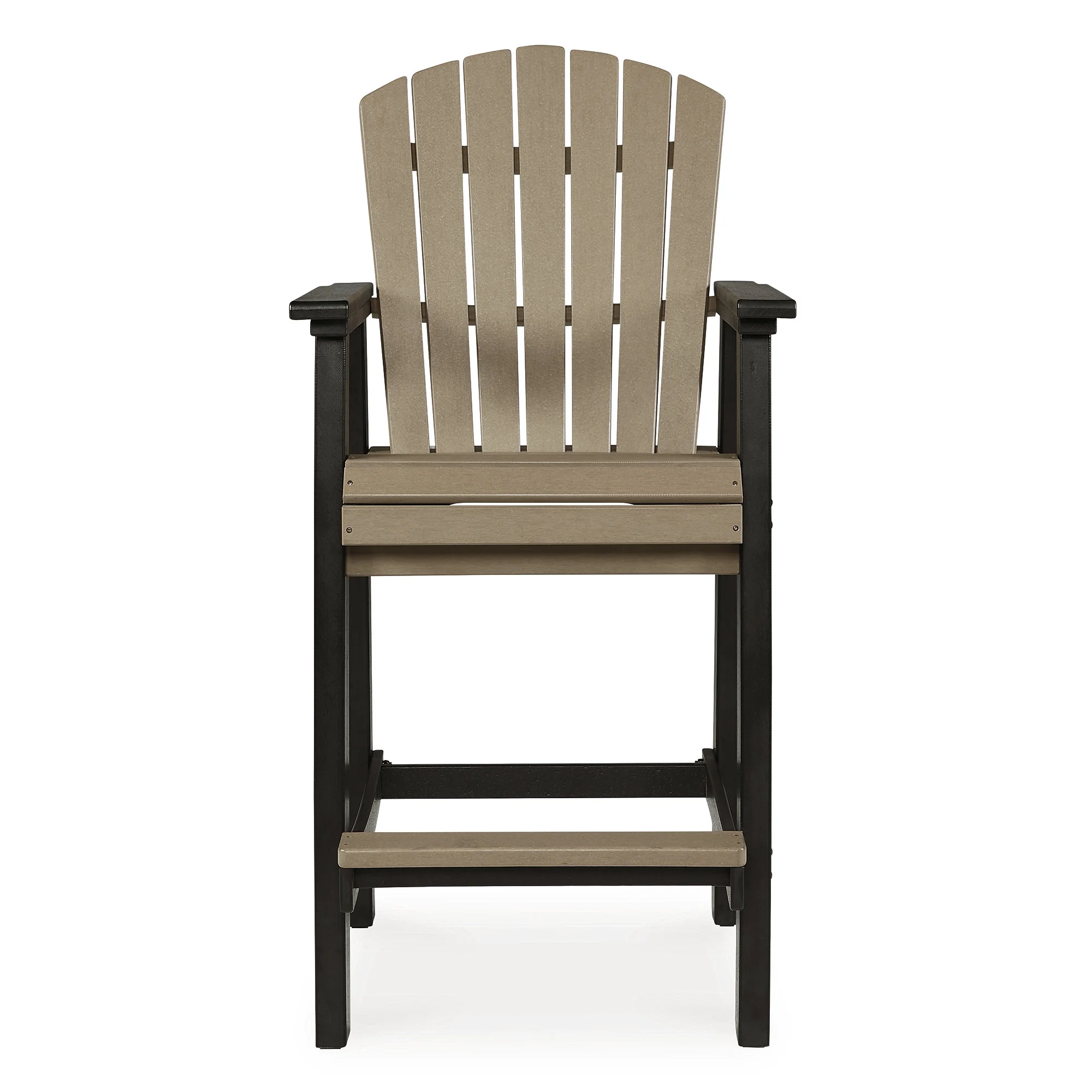 Contemporary Fairen Trail Barstool, Set of 2, Black/Driftwood(Barstool/Black/Driftwood) - Image 3