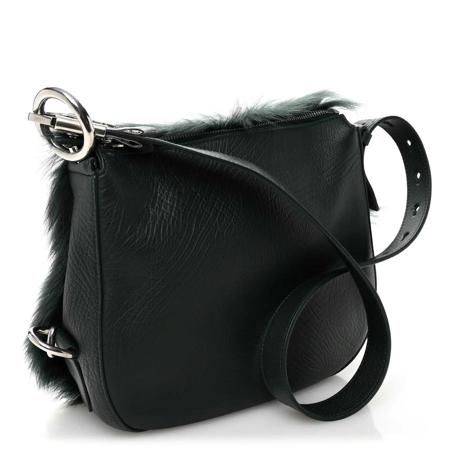 Shearling Small Knight Crossbody Bag Vine